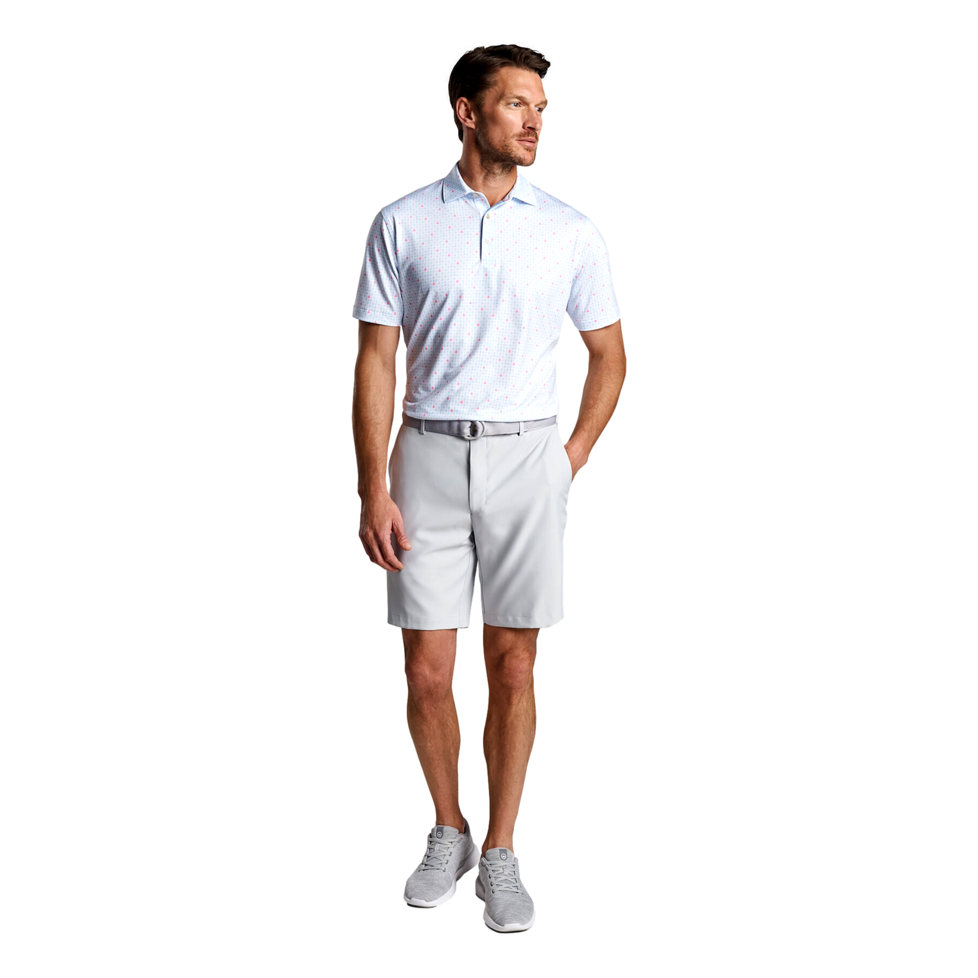 Skull In One Performance Jersey Men's Short Sleeve Golf Polo Shirt