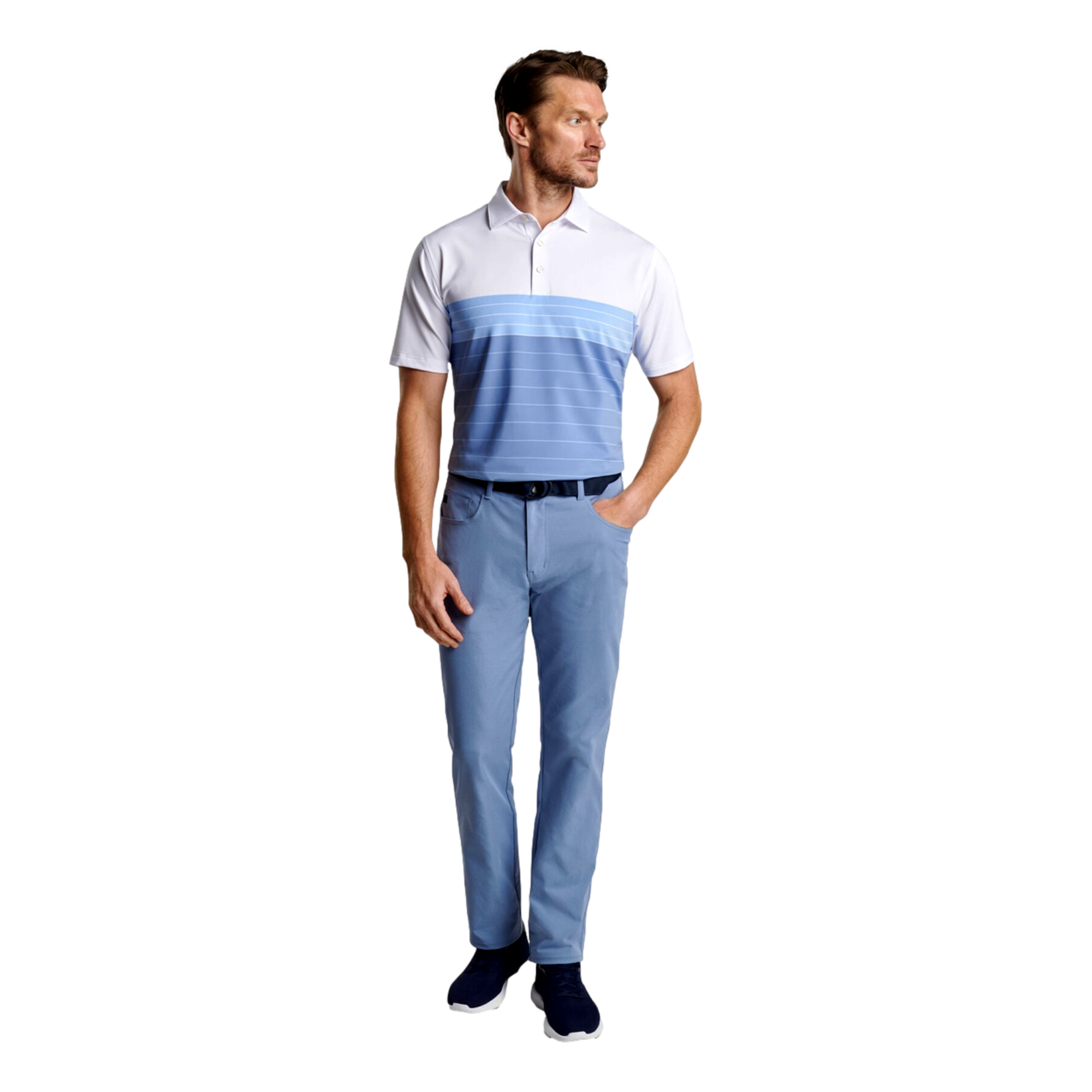 gym master master(ジムマスター) MENS STRETCH HERRINGBONG