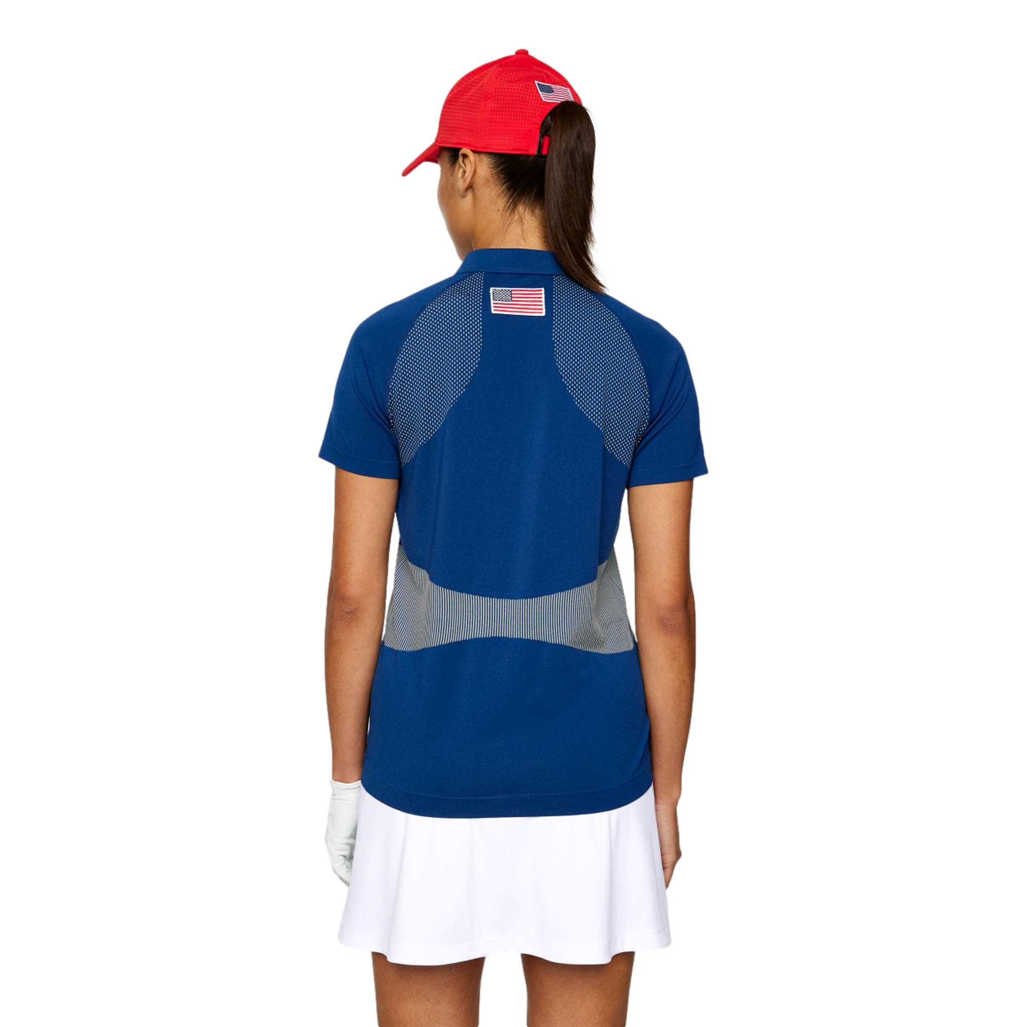Alizee Seamless Women's Short Sleeve Golf Polo Shirt