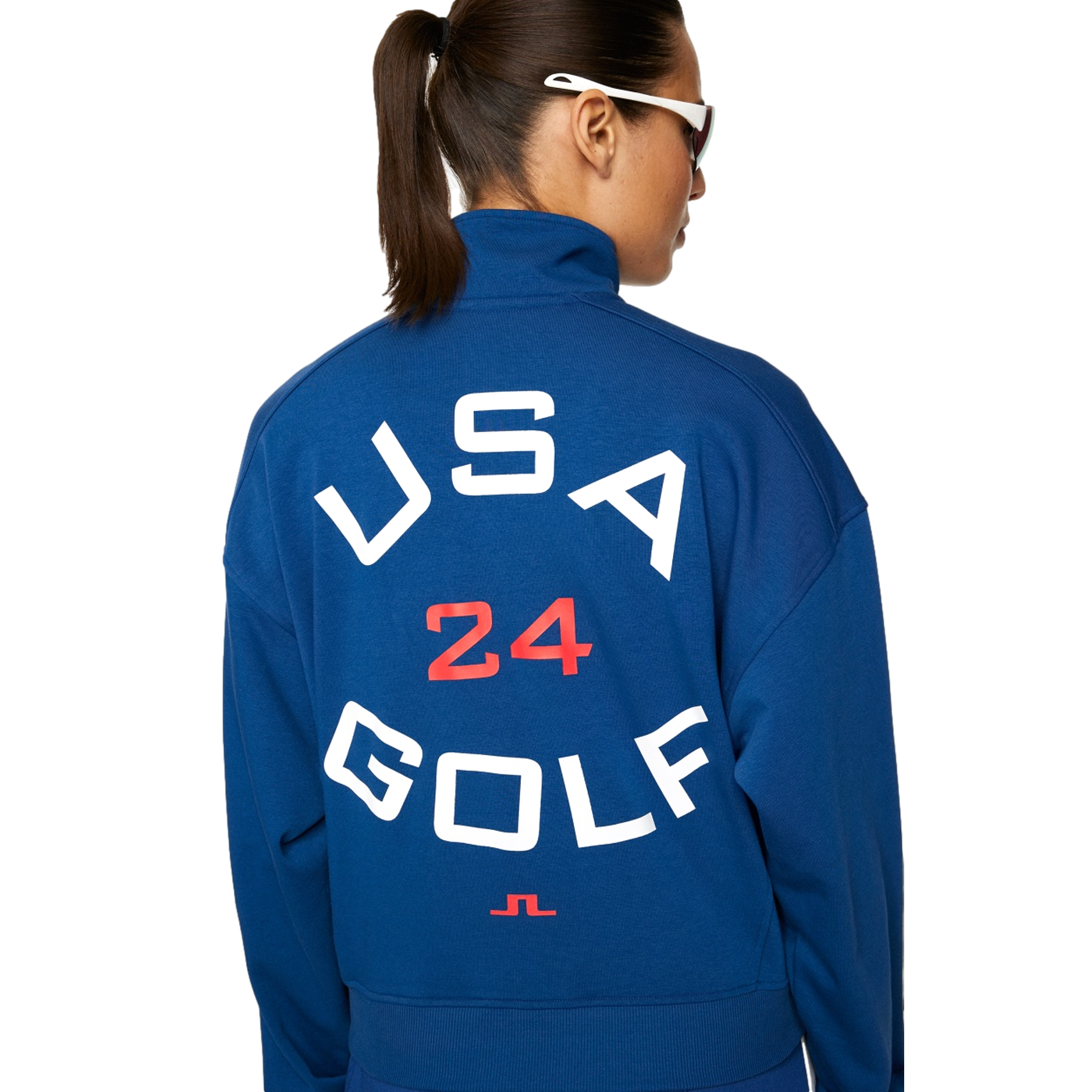 Lamia USA Quarter Zip Pull Over Sweatshirt