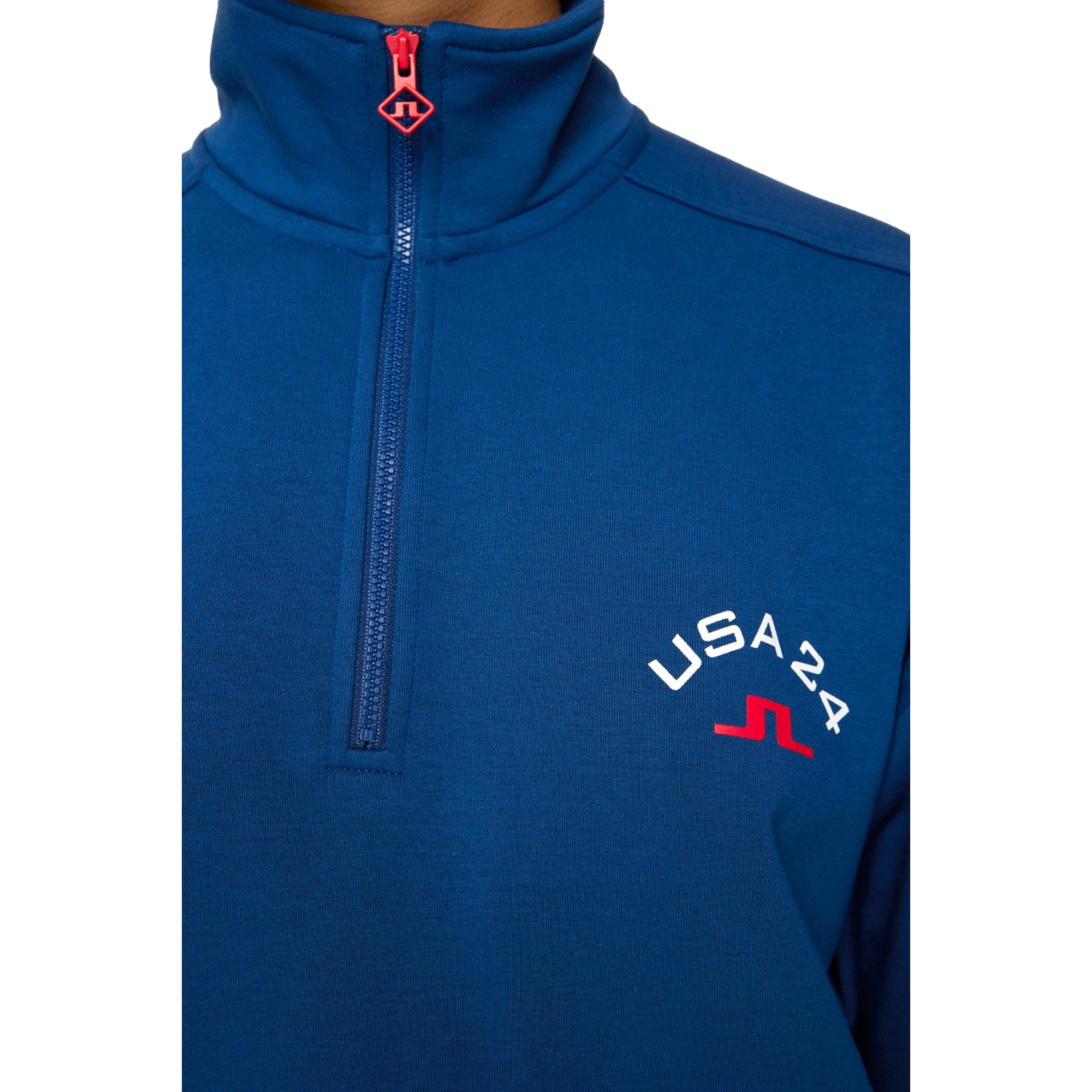 Lamia USA Quarter Zip Pull Over Sweatshirt