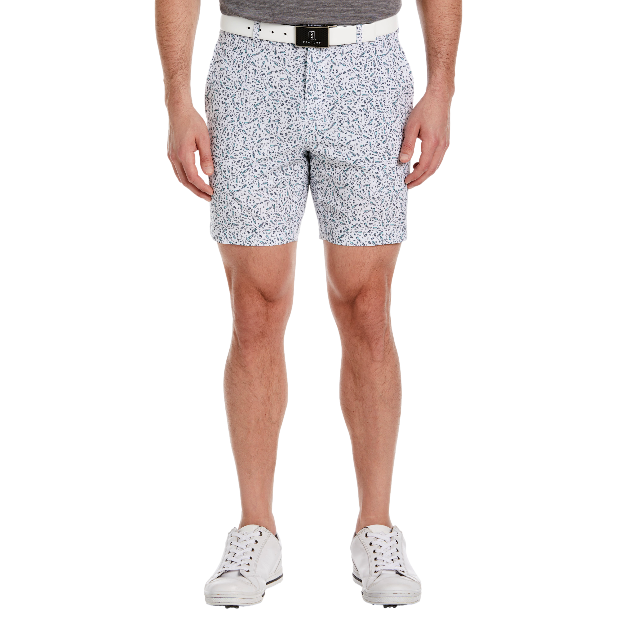 Conversational Print 7" Golf Shorts