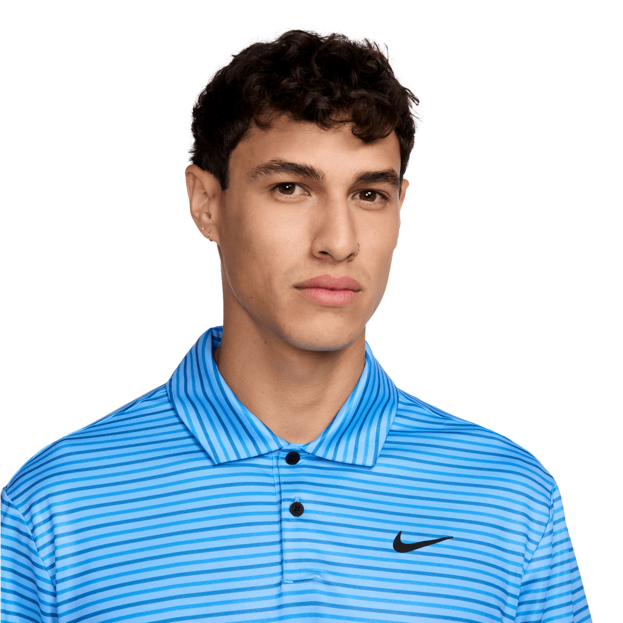 Tour Men's Dri-FIT Striped Short Sleeve Golf Polo Shirt