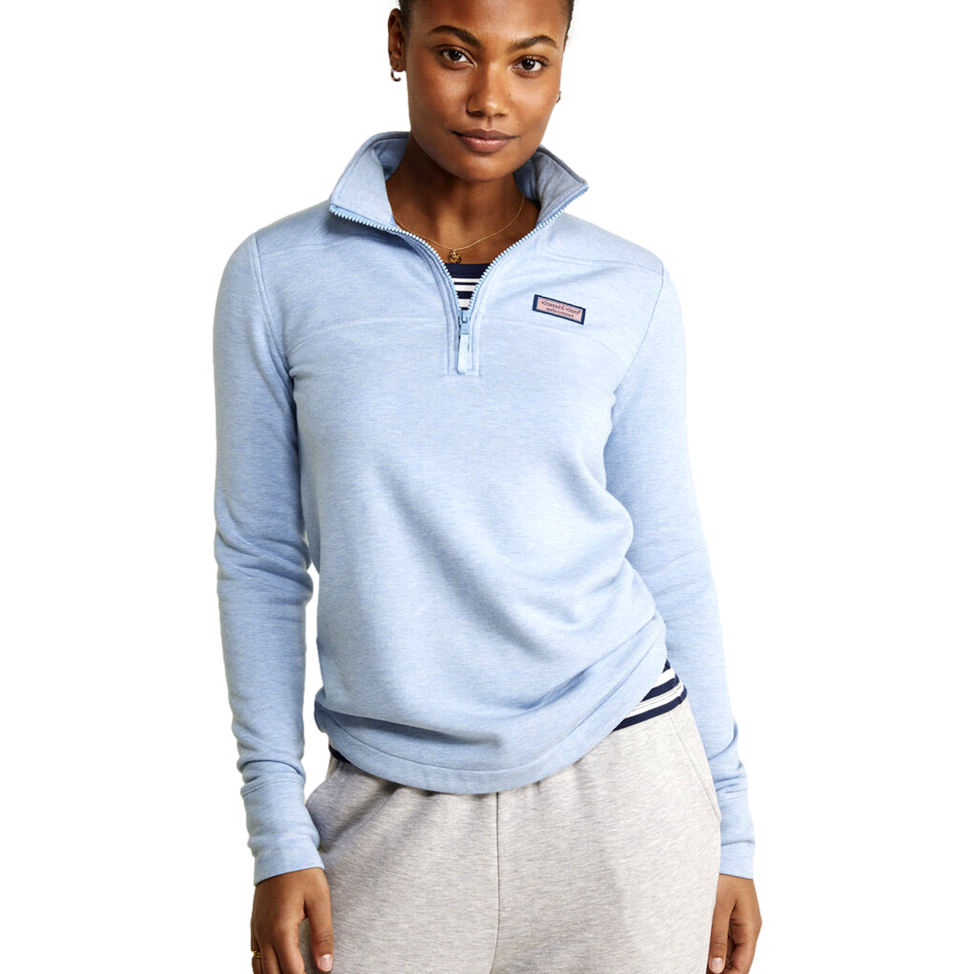 Women's Dreamcloth Relaxed Shep Shirt Quarter Zip