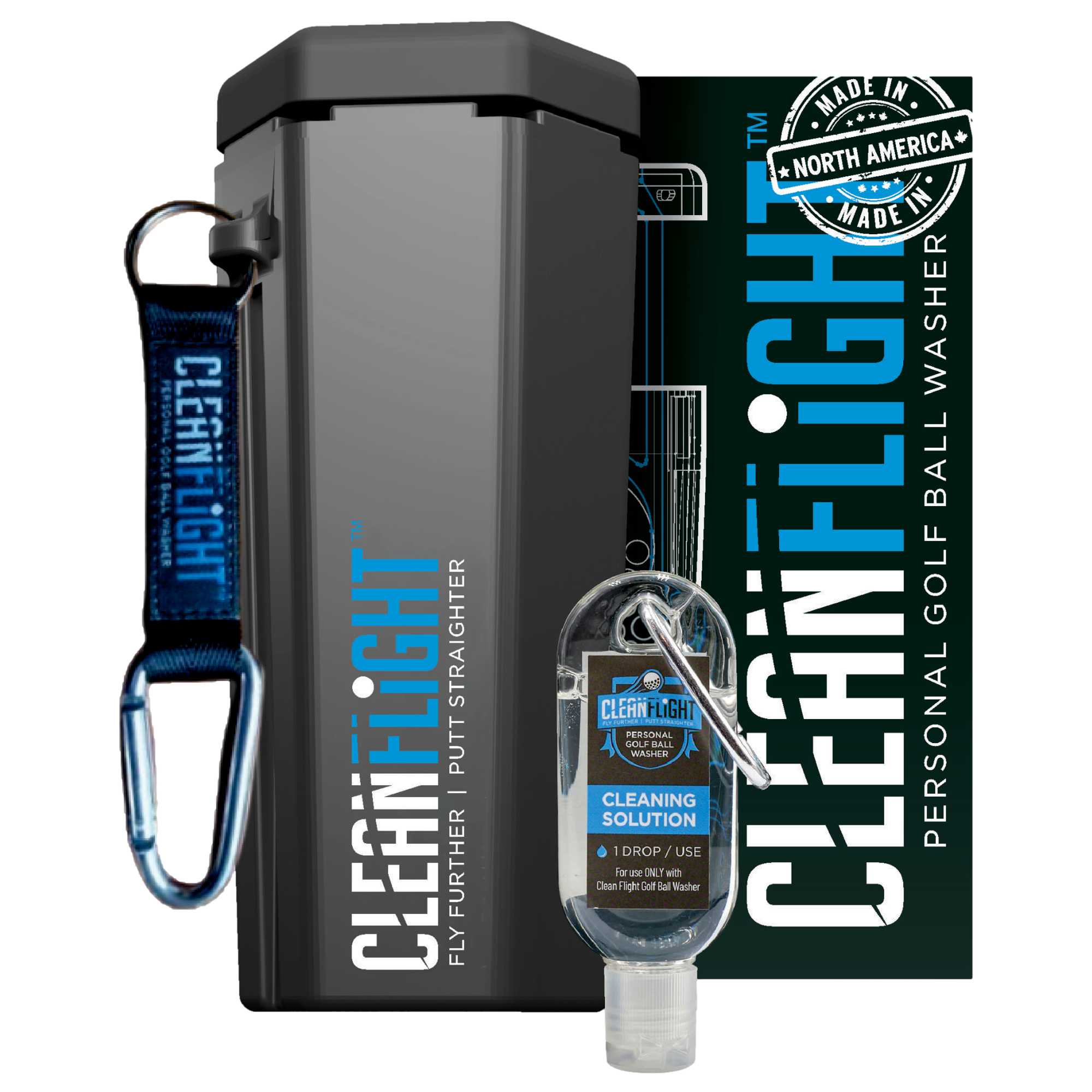 Clean Flight Personal Golf Ball Washer