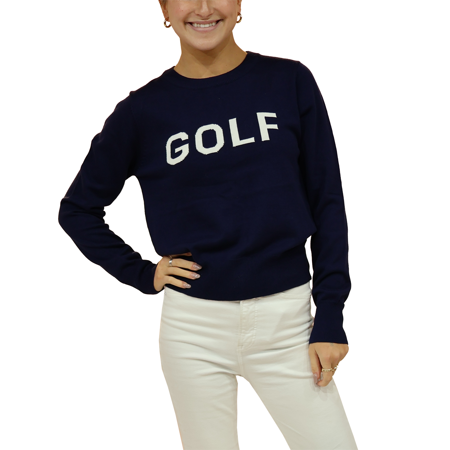 Golf Crewneck Sweater