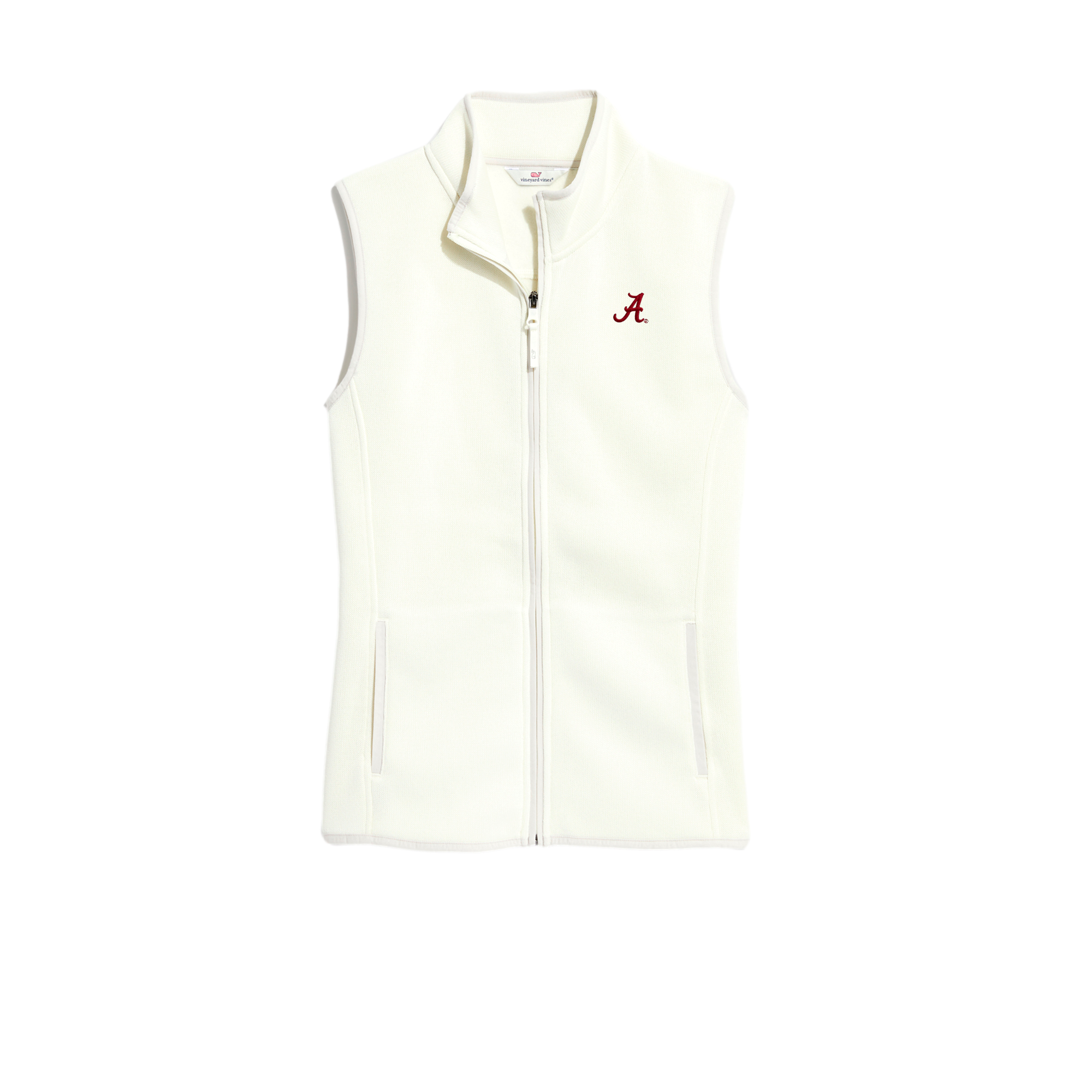 University of Alabama Full Zip Fleece Vest