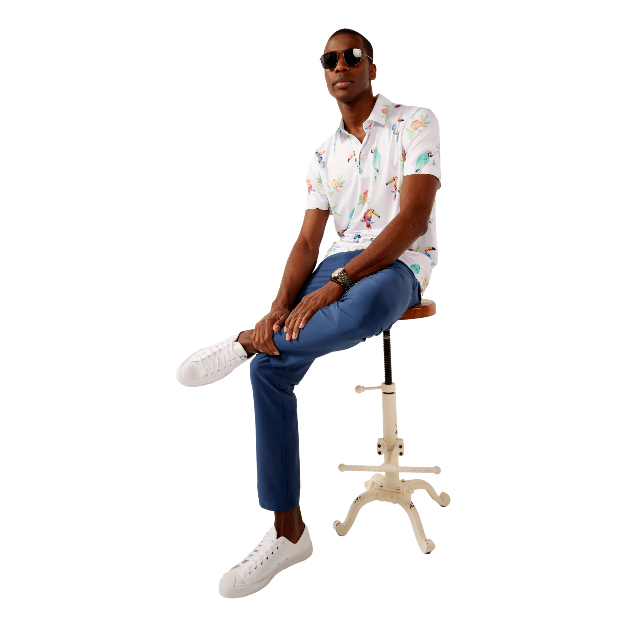 The Dude Where's Macaw Performance Polo