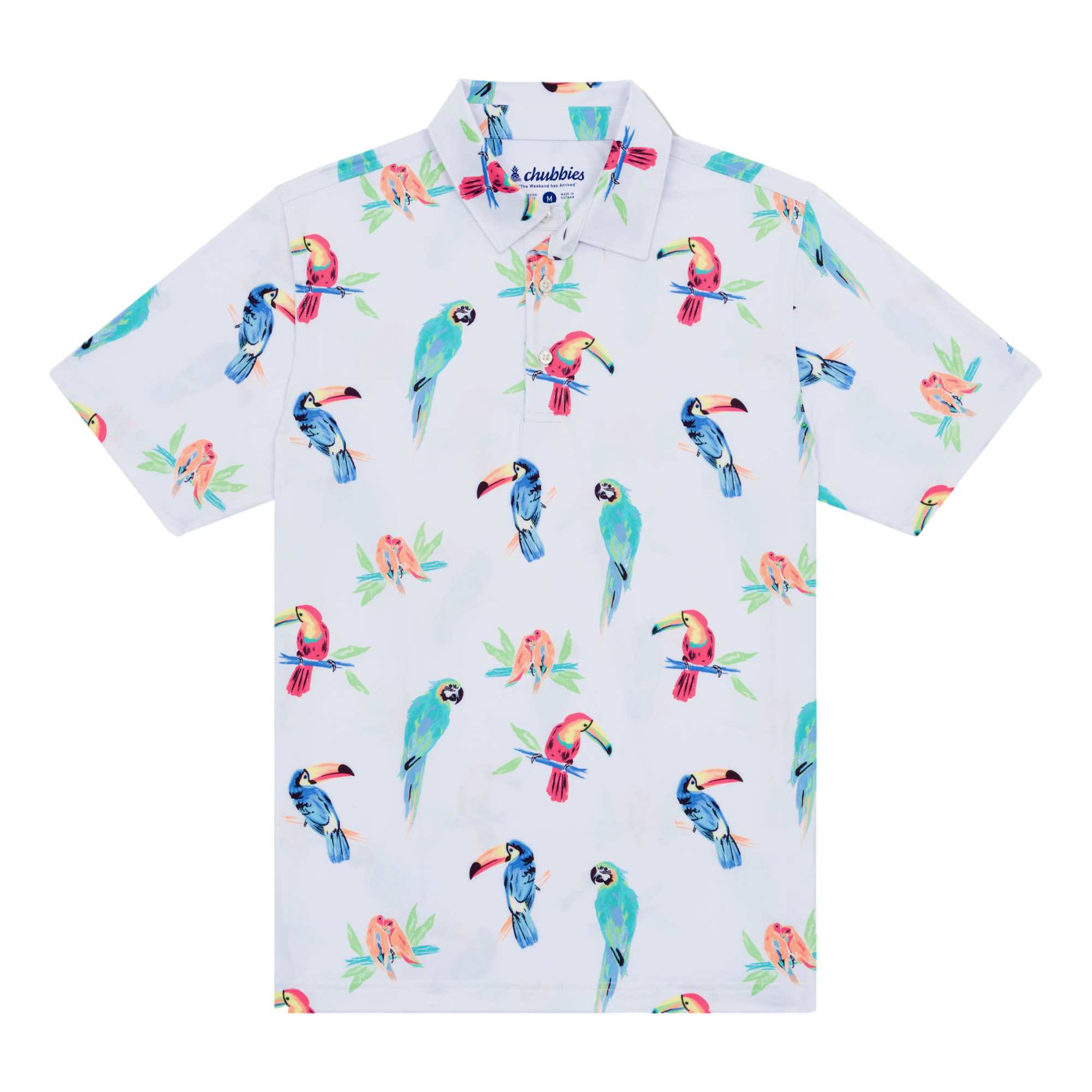 The Dude Where's Macaw Performance Polo