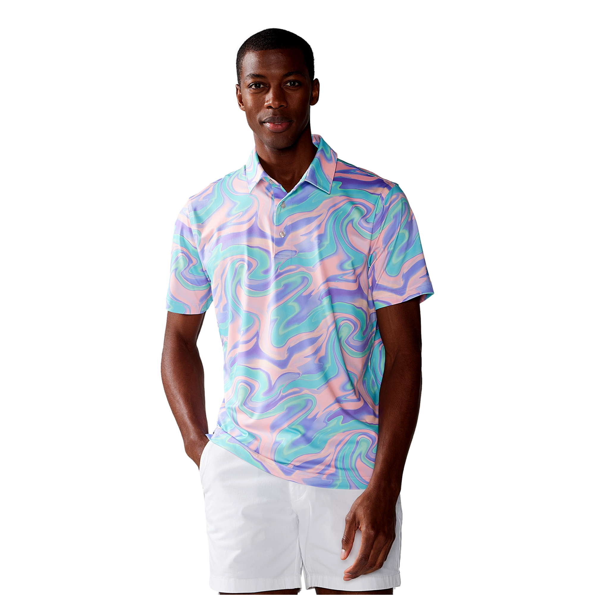 The Iridescent Abyss Performance Polo