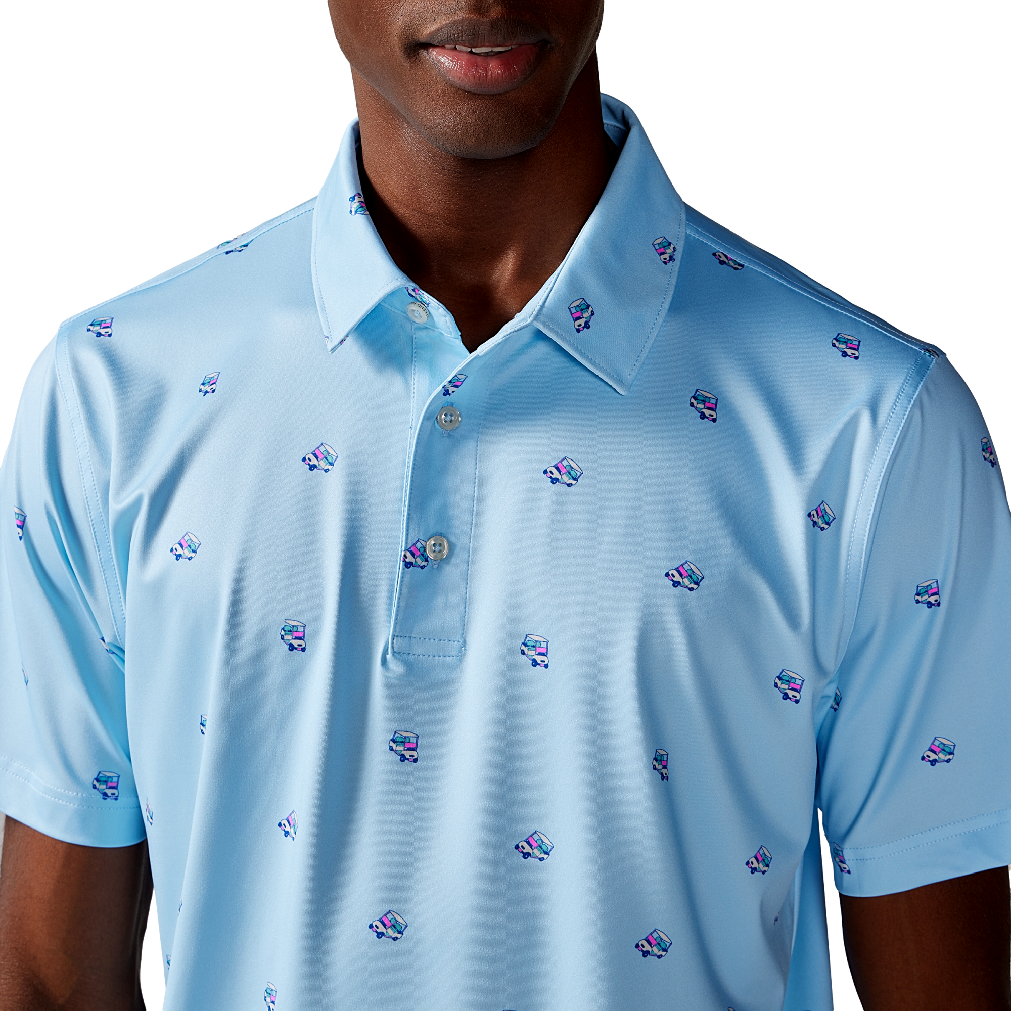 The Kiss My Putt Performance Polo