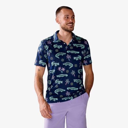 The Neon Glades Performance Polo