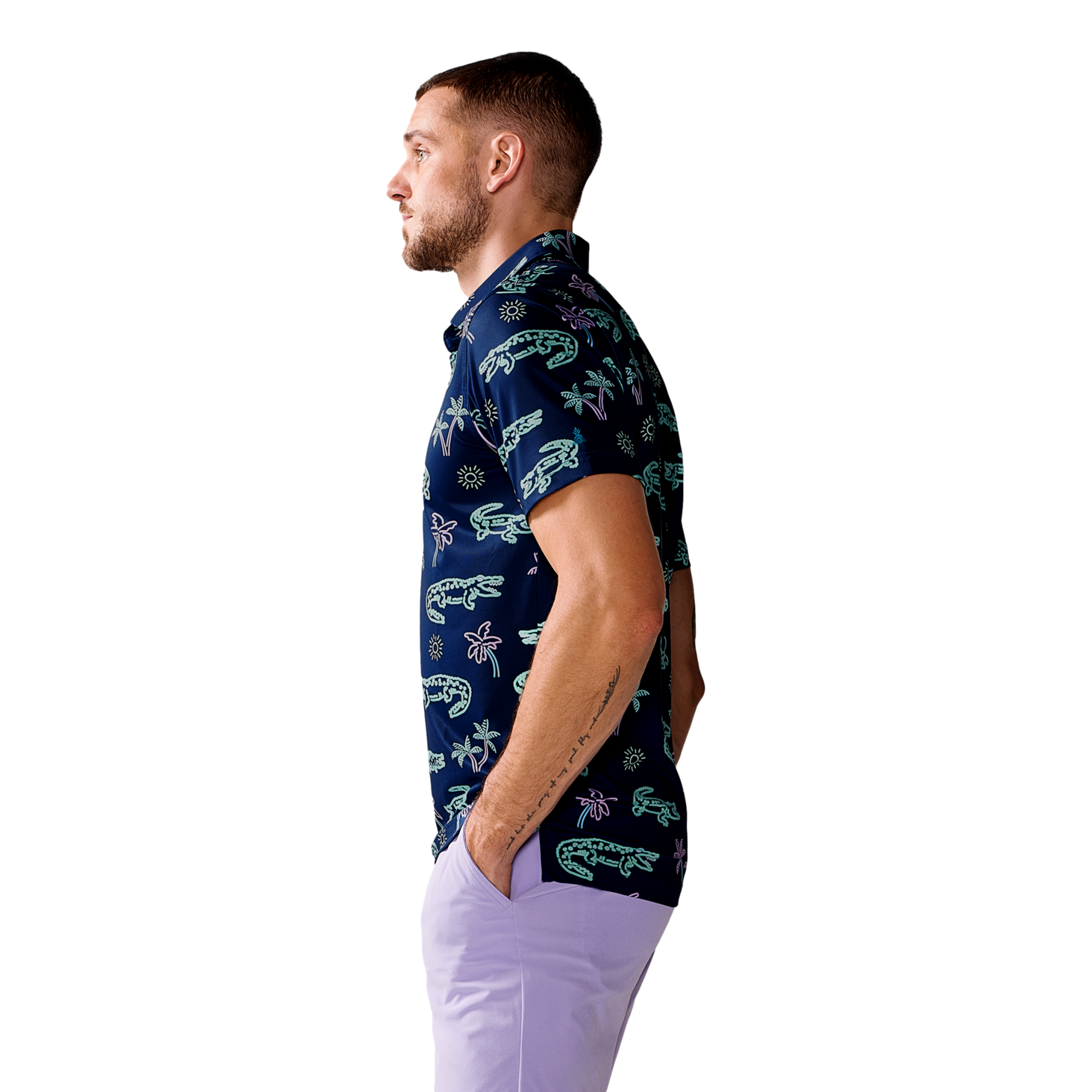 The Neon Glades Performance Polo