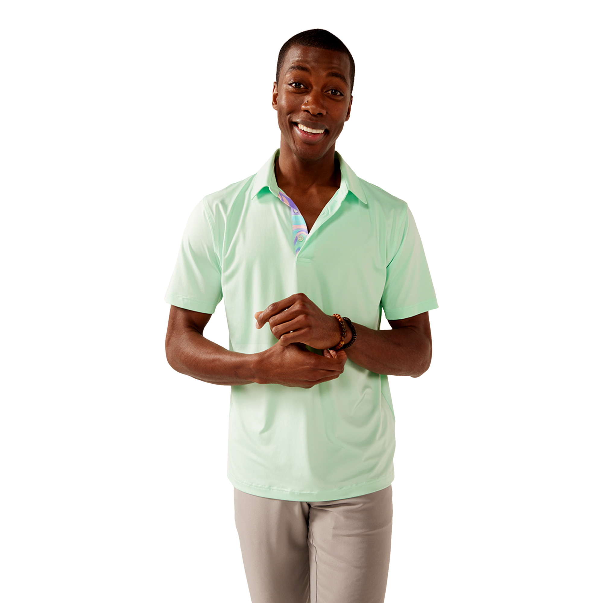 The Teal Mint Performance Polo
