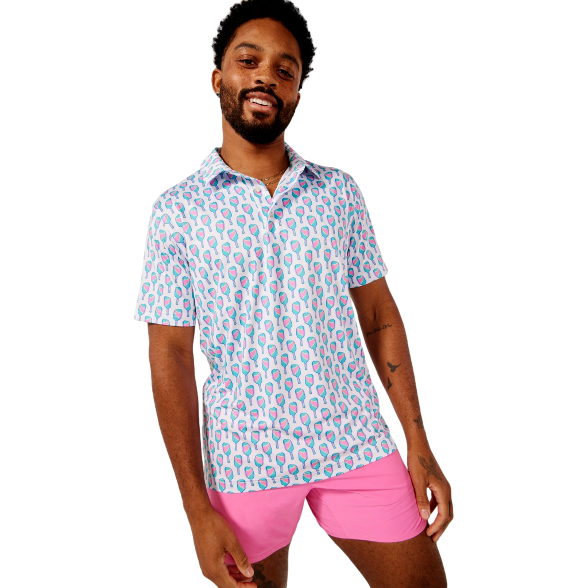 The Big Dill Performance 2.0 Men's Short Sleeve Golf Polo Shirt