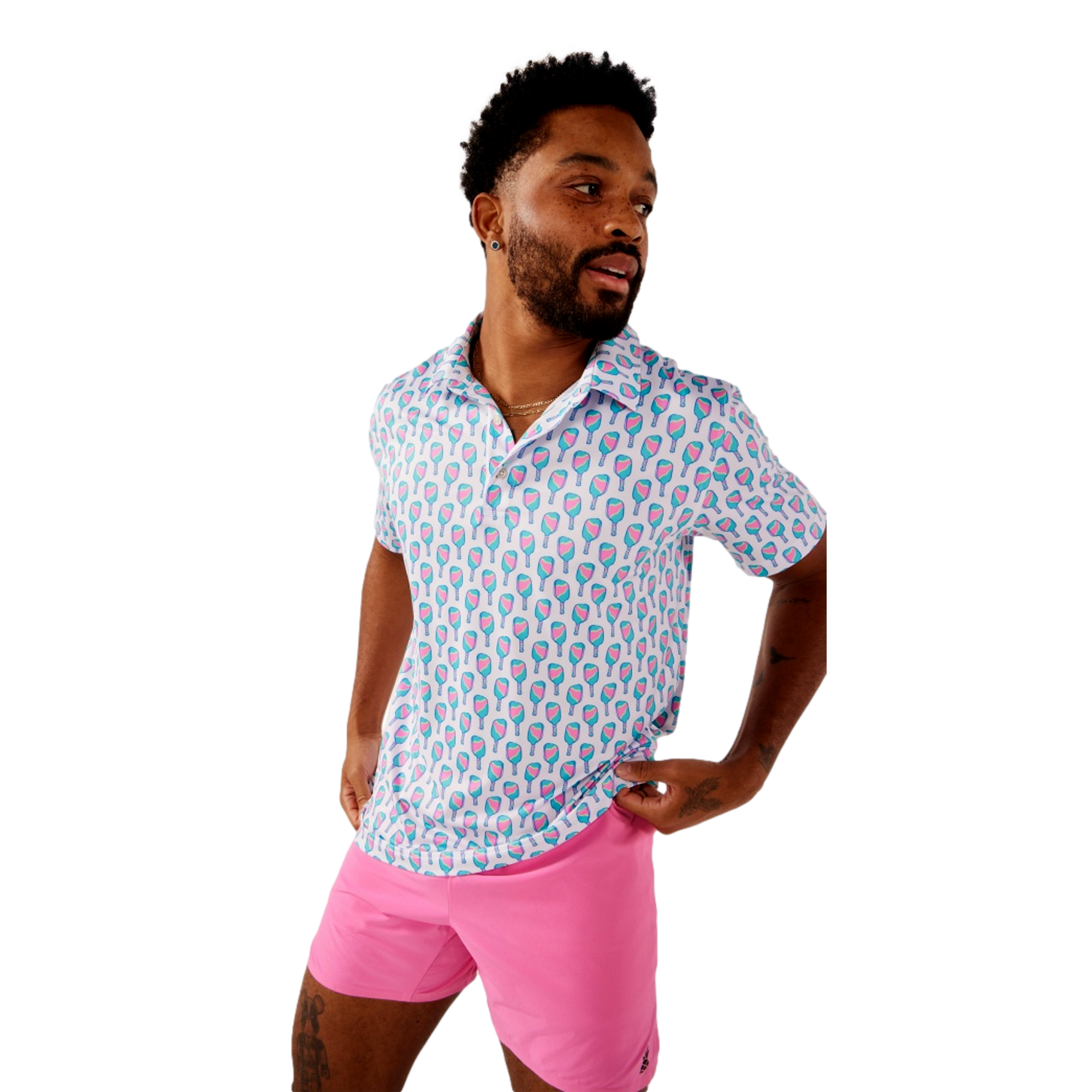 The Big Dill Performance 2.0 Men's Short Sleeve Golf Polo Shirt