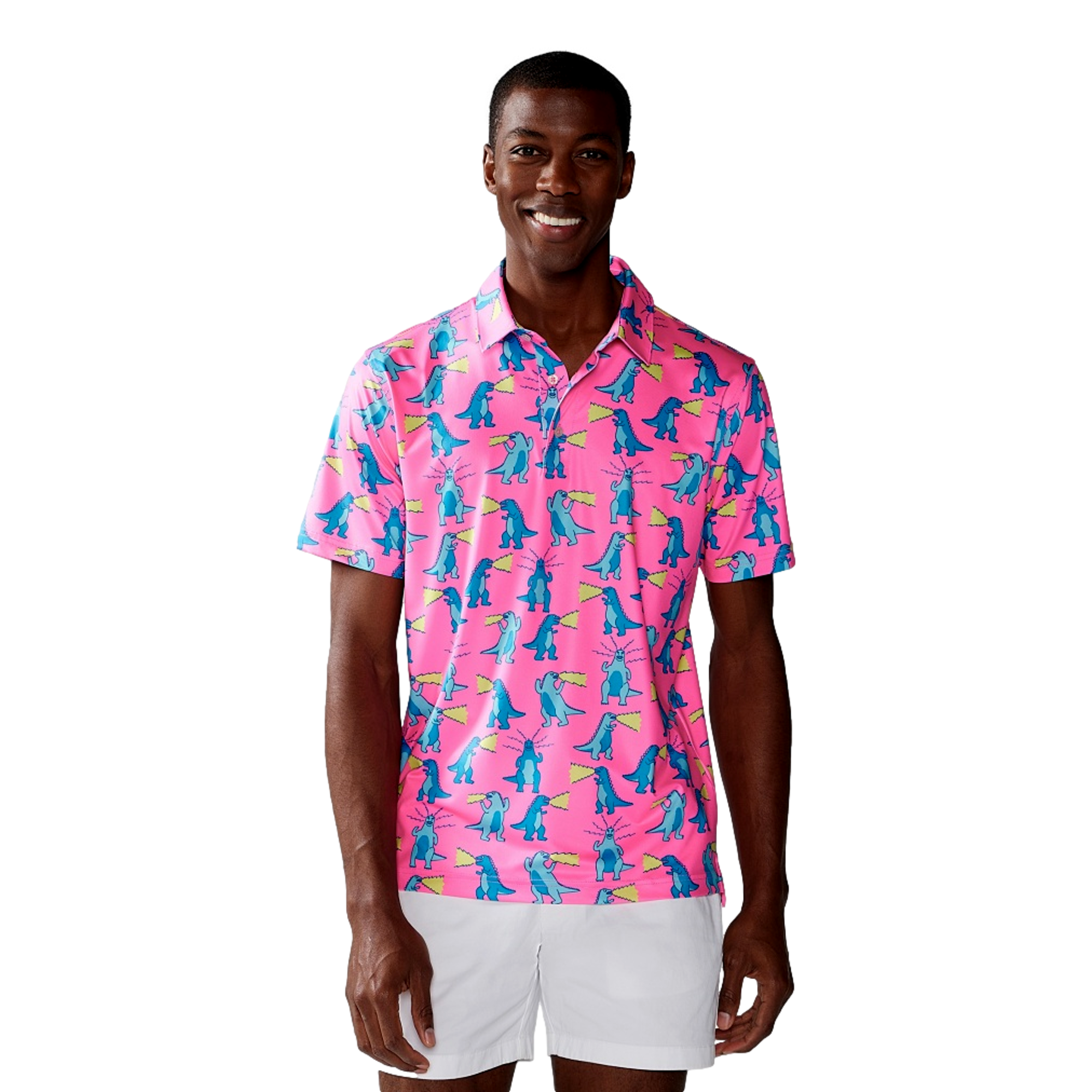トップス \"BBY TECHBOI\" FUR PINK POLO swag y2k BBY TECHBOI