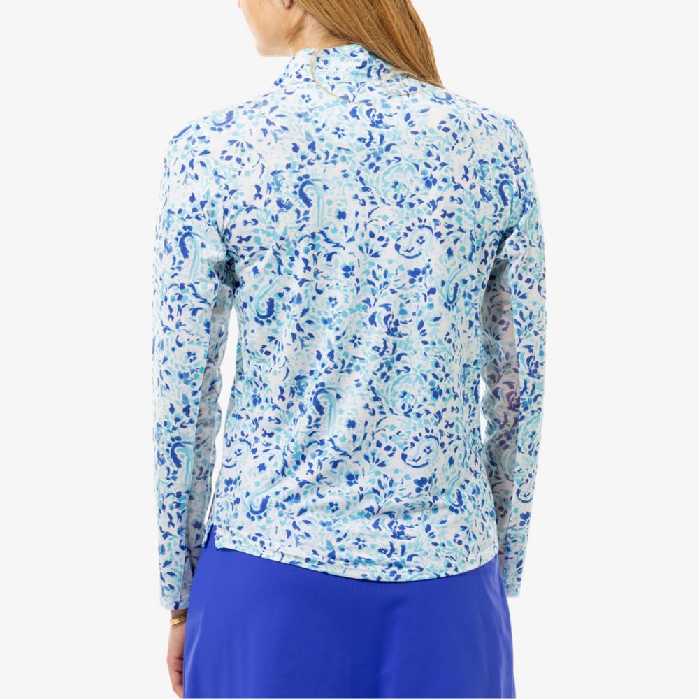 Solcool Island Paisley Quarter Zip Pull Over