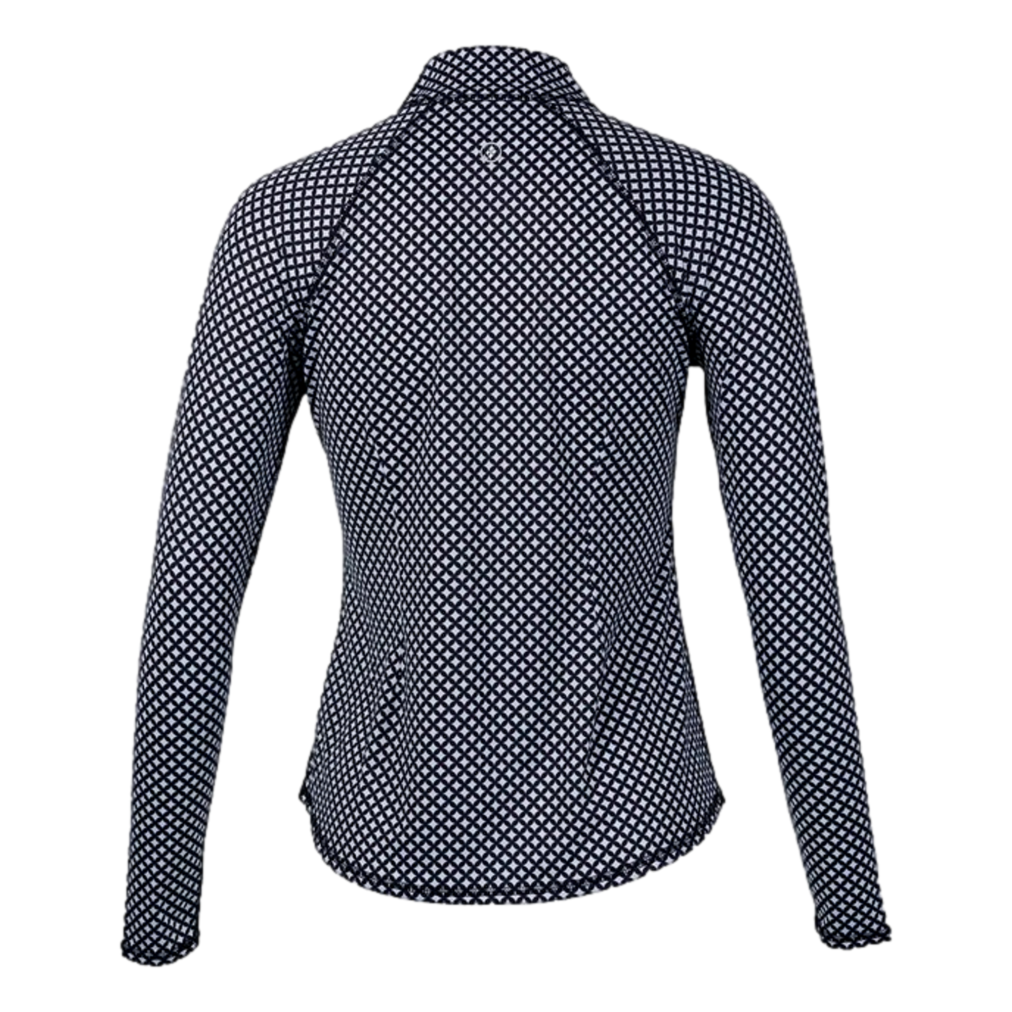 Diamond Print Mockneck Women's Golf Quarter Zip