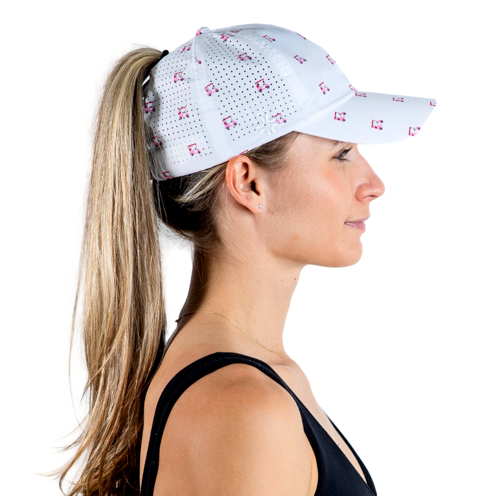 Pink Golf Cart Women's Hat