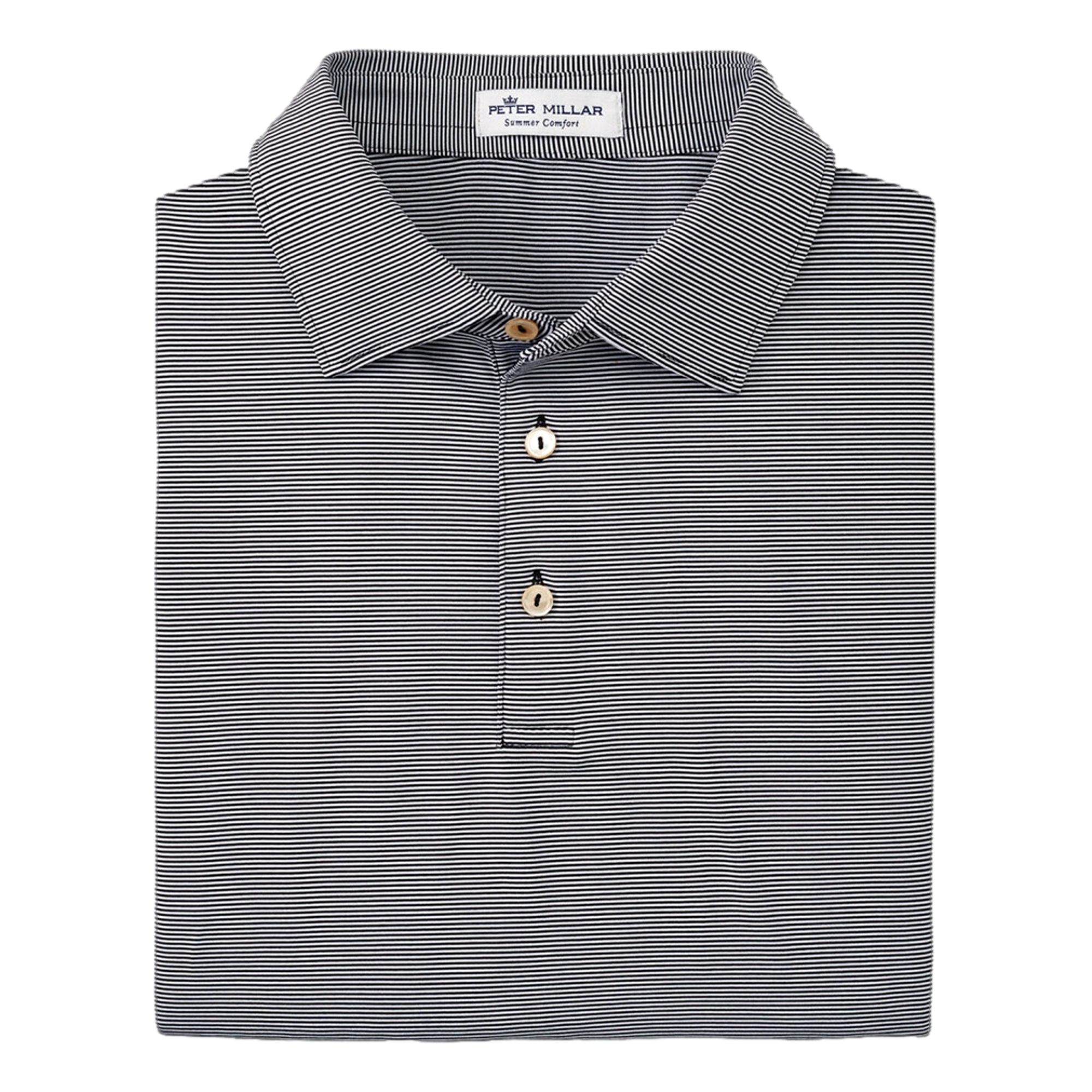 Jubilee Stripe Men's Performance Short Sleeve Golf Polo Shirt