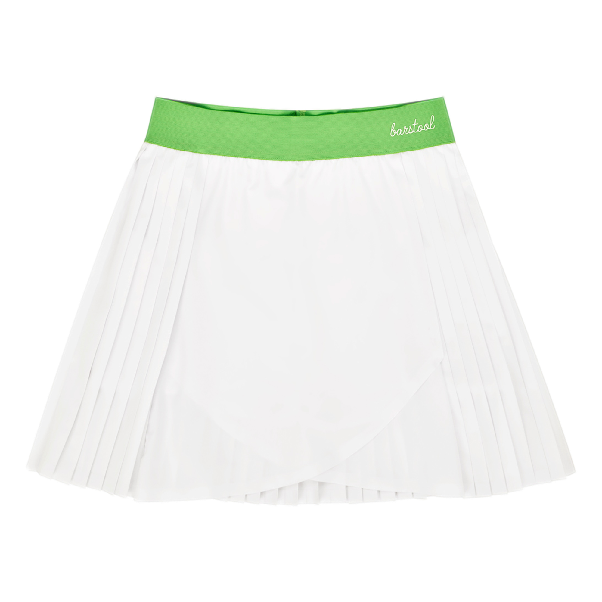 Solid Pleat Envelope Skort
