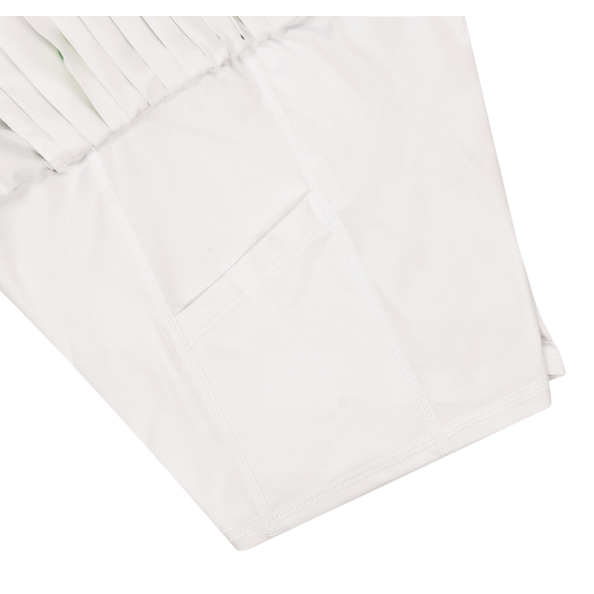 Solid Pleat Envelope Skort