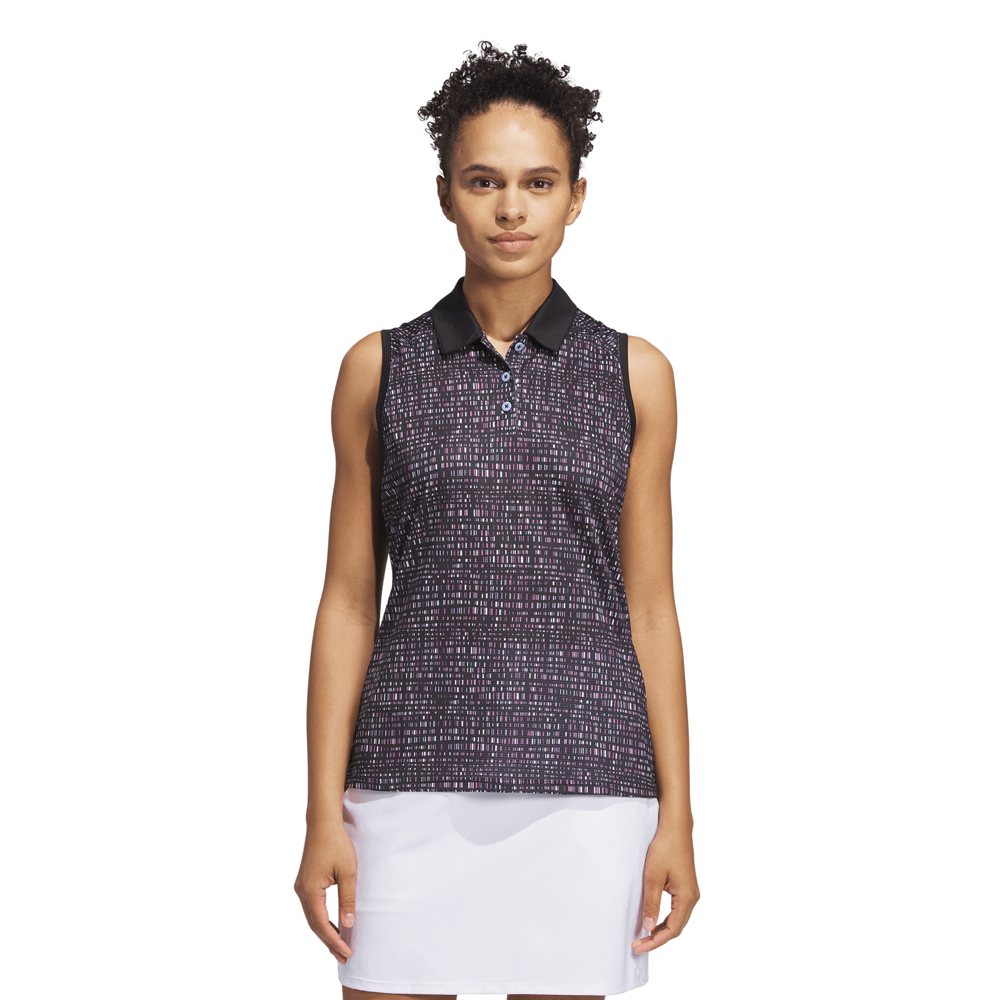Women's Sleeveless Ultimate365 Printed Polo Shirt