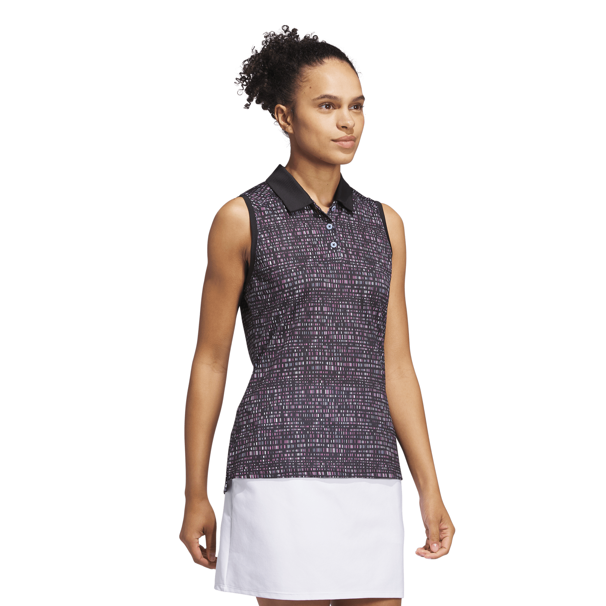 Women's Sleeveless Ultimate365 Printed Polo Shirt