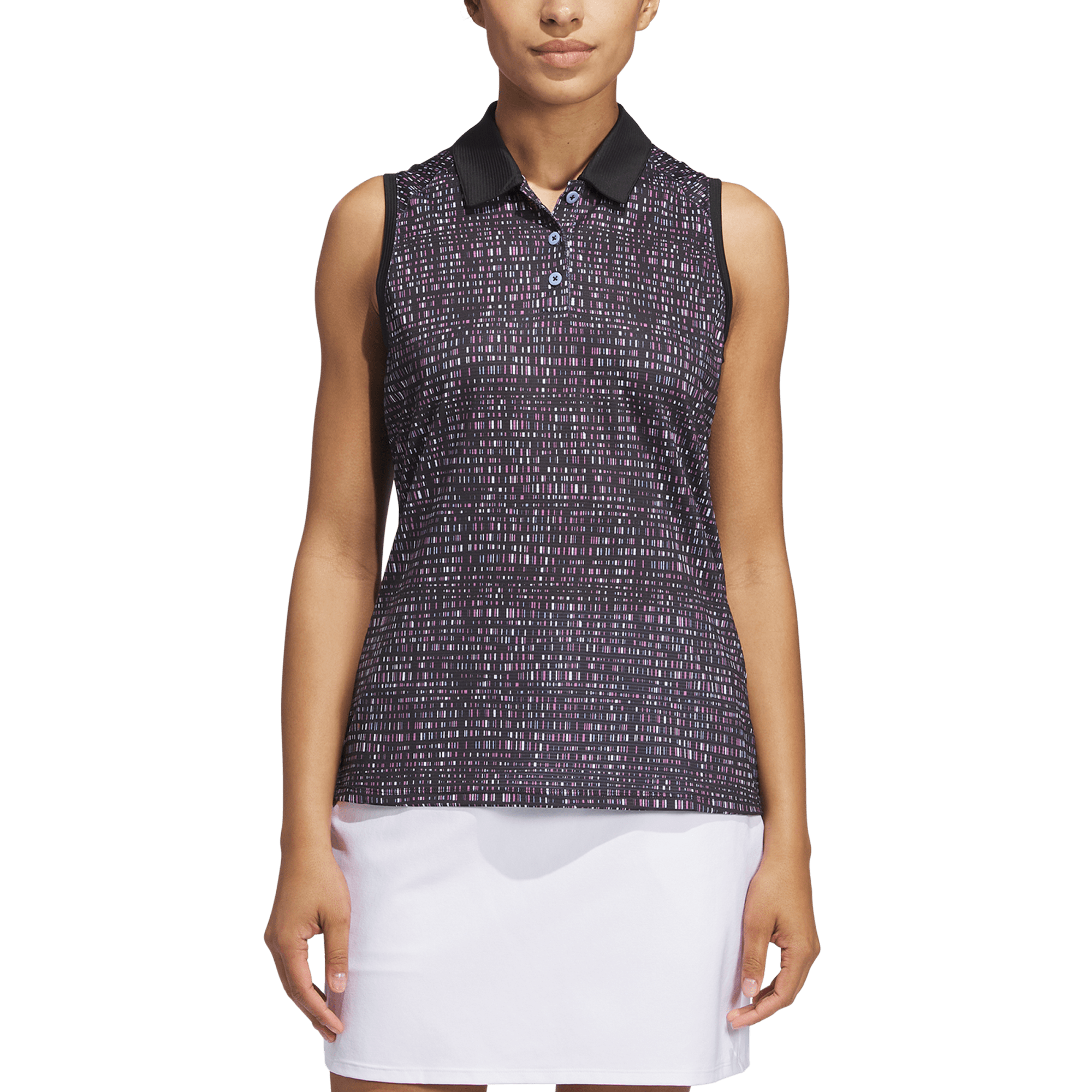 Women's Sleeveless Ultimate365 Printed Polo Shirt
