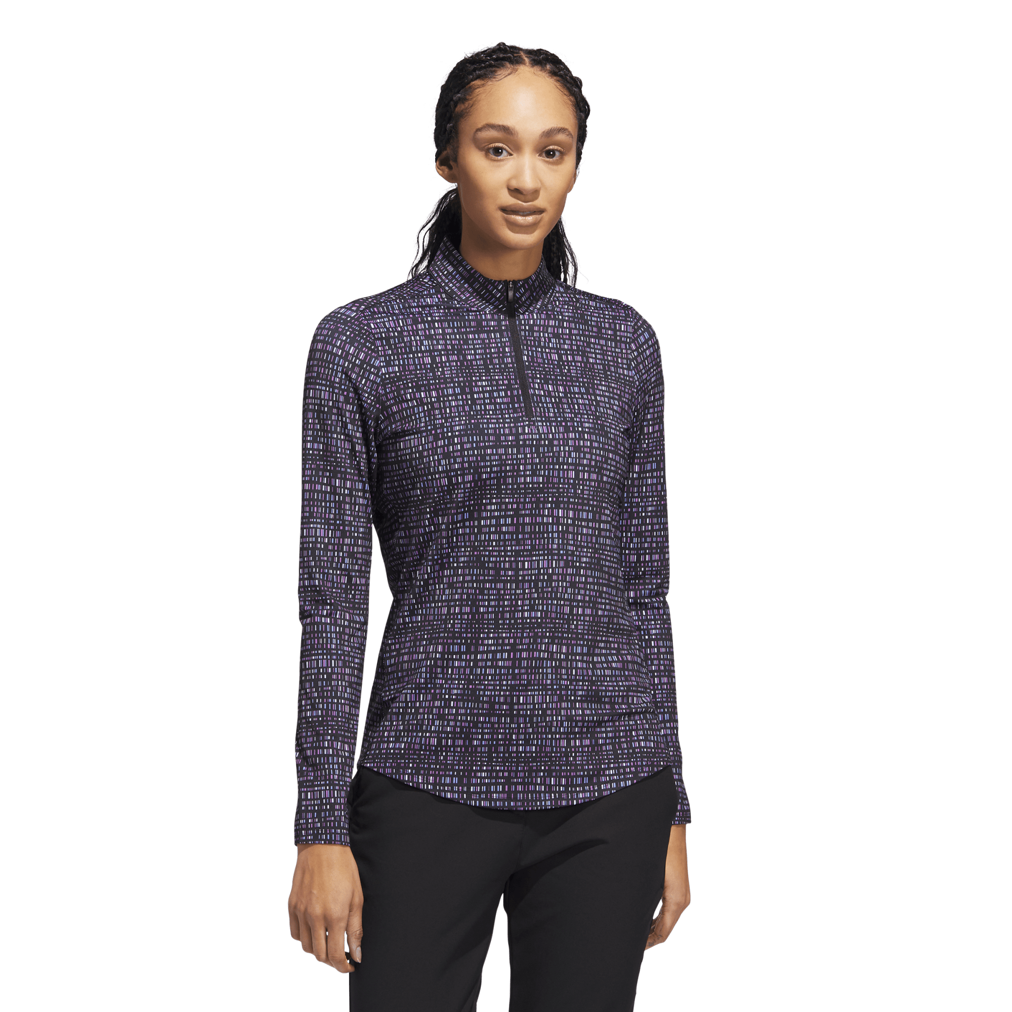 Women's Ultimate365 Printed Mock Neck Quarter Zip