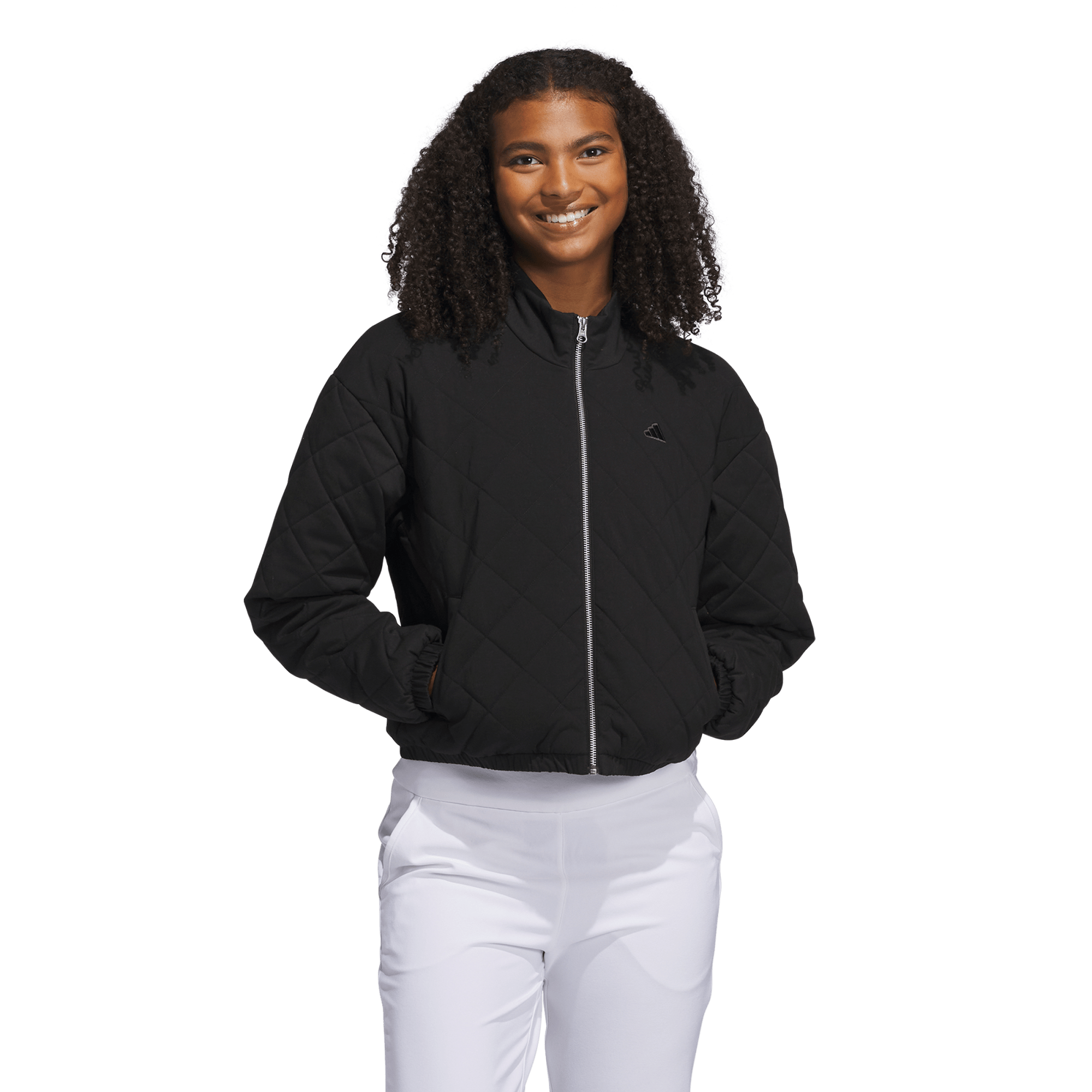 Adidas womens jacket black on sale