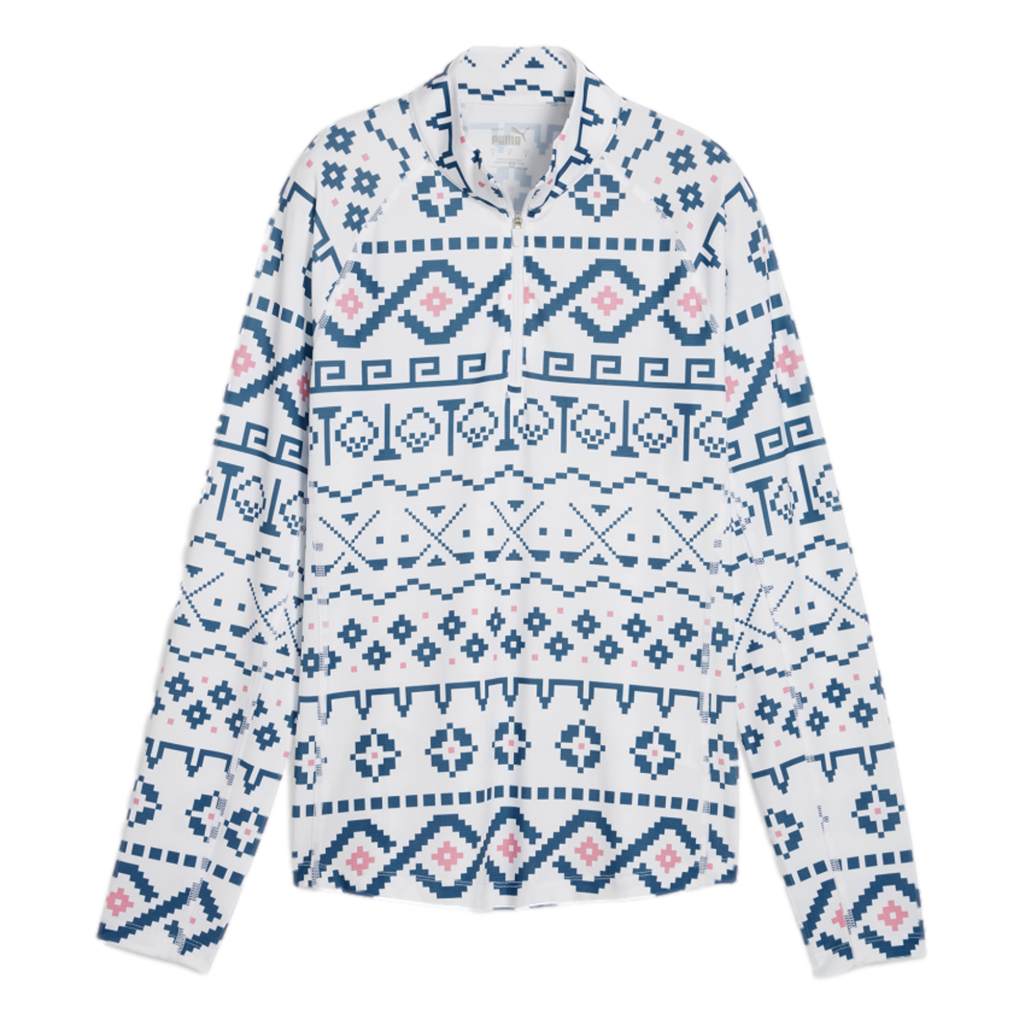 Fair Isle Quarter Zip Pull Over