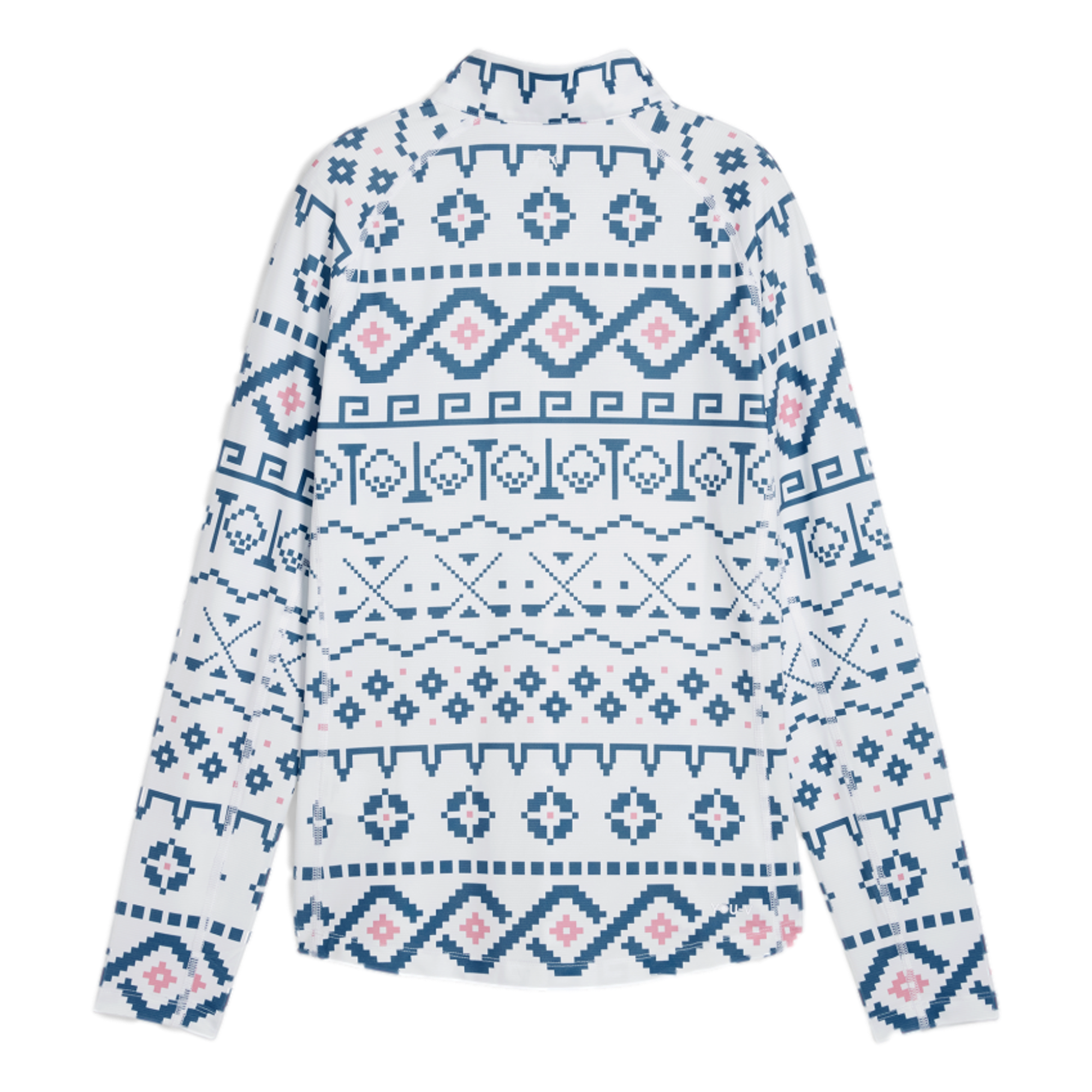 Fair Isle Quarter Zip Pull Over