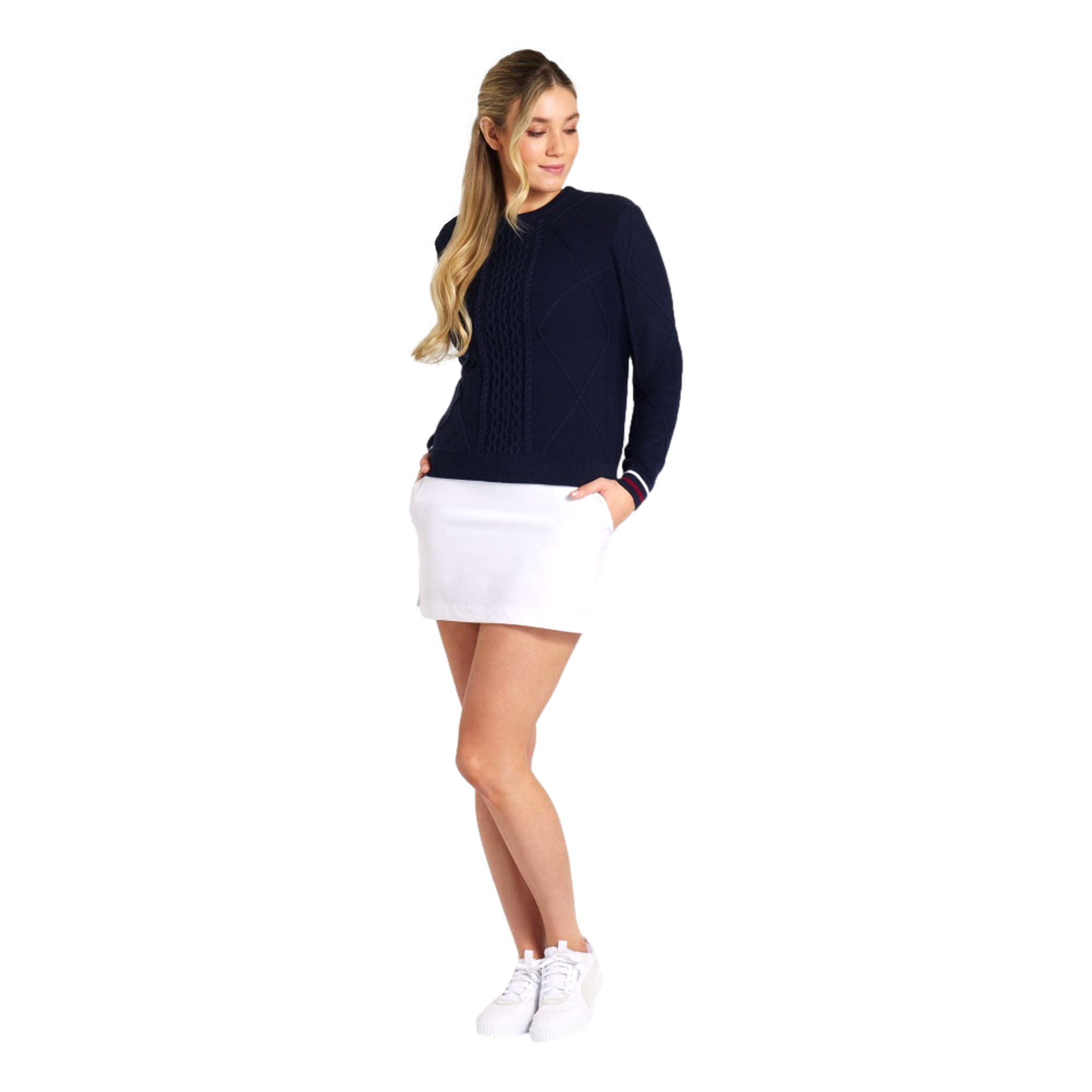 Kate Cable Knit Women's Golf Sweater