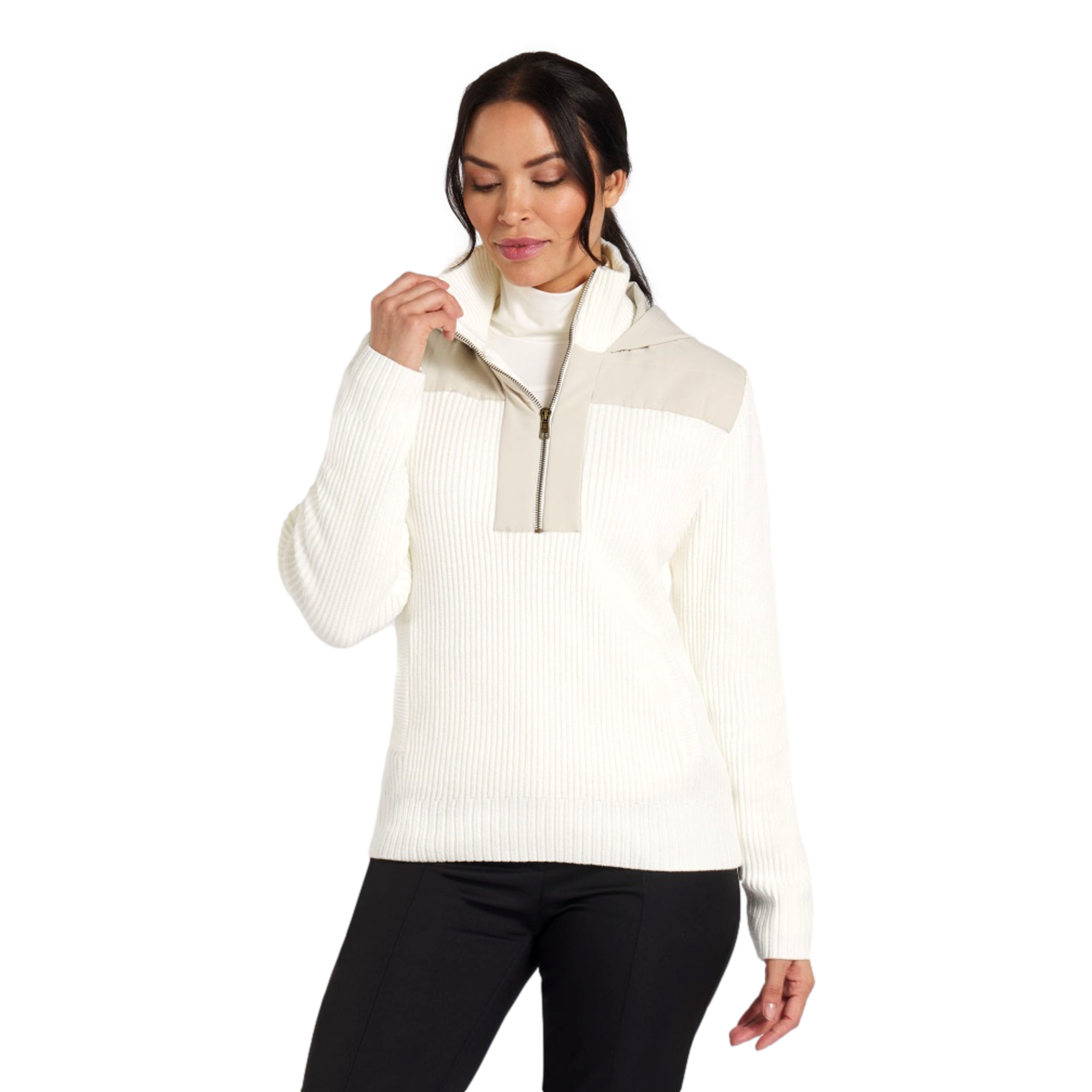 Women's Jordyn Half-Zip Hooded Knit Sweater | PGA TOUR Superstore