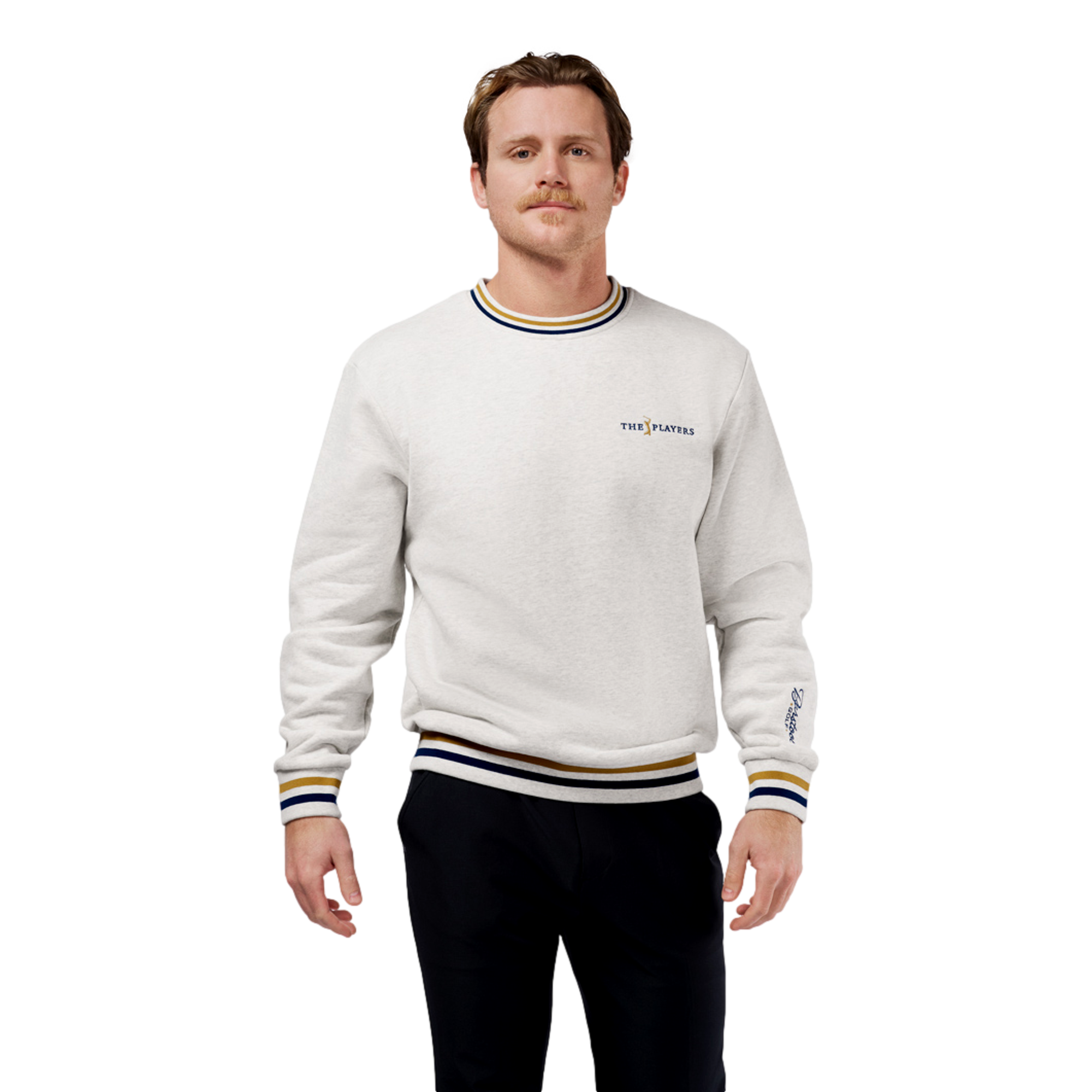 THE PLAYERS Ribbed Crewneck Sweatshirt