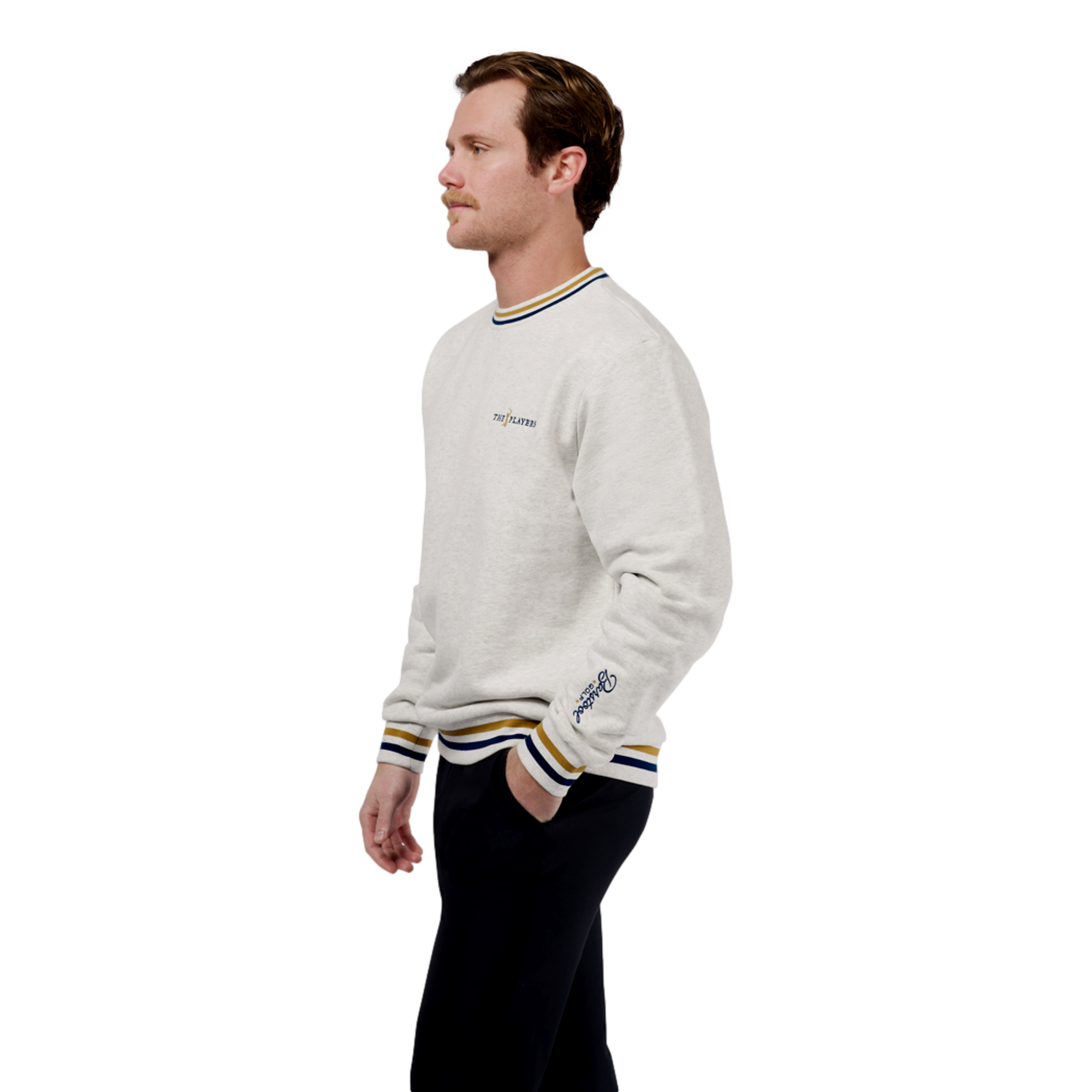 THE PLAYERS Ribbed Crewneck Sweatshirt