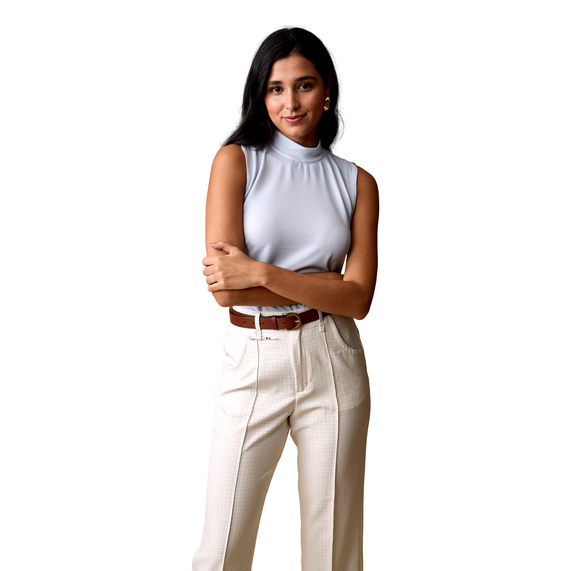 KeyHole Women's Sleeveless Golf Shirt