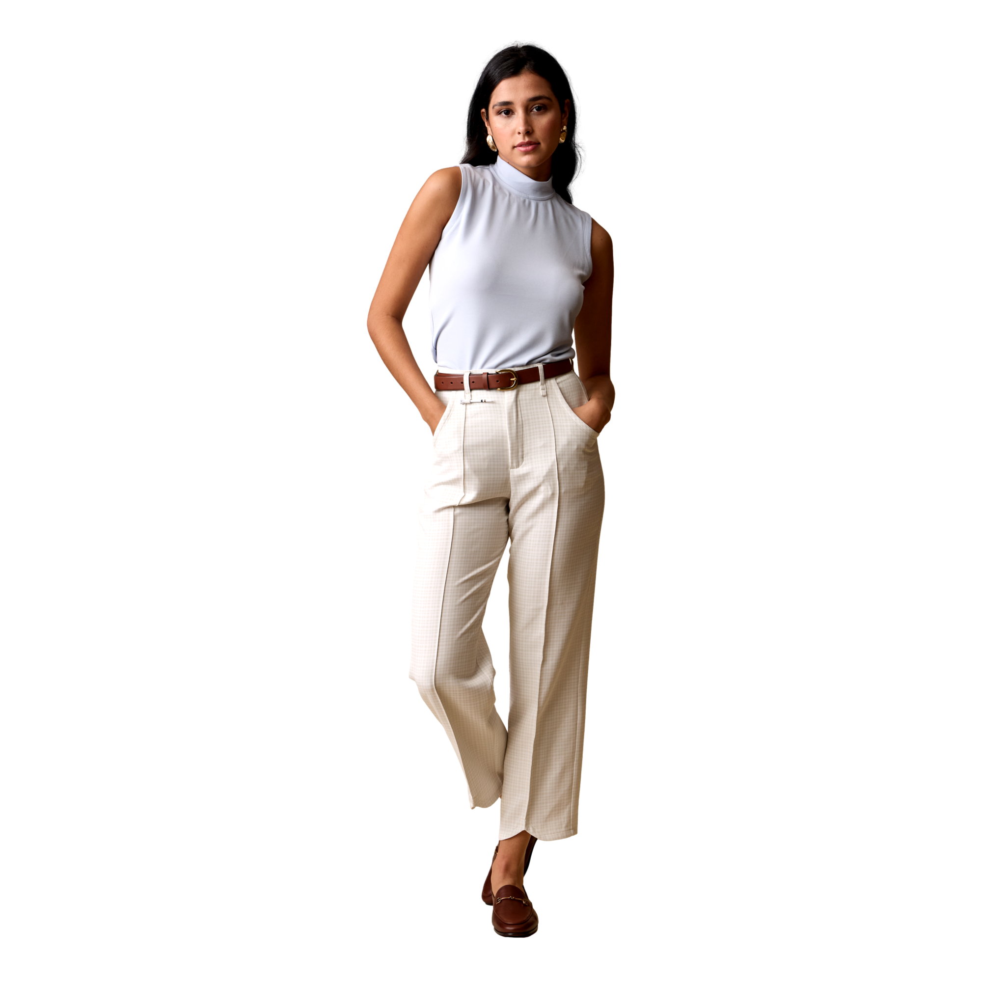 KeyHole Women's Sleeveless Golf Shirt