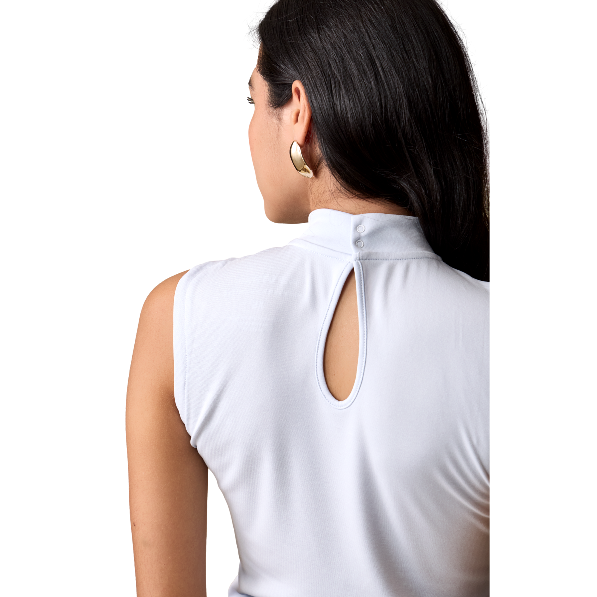 KeyHole Women's Sleeveless Golf Shirt