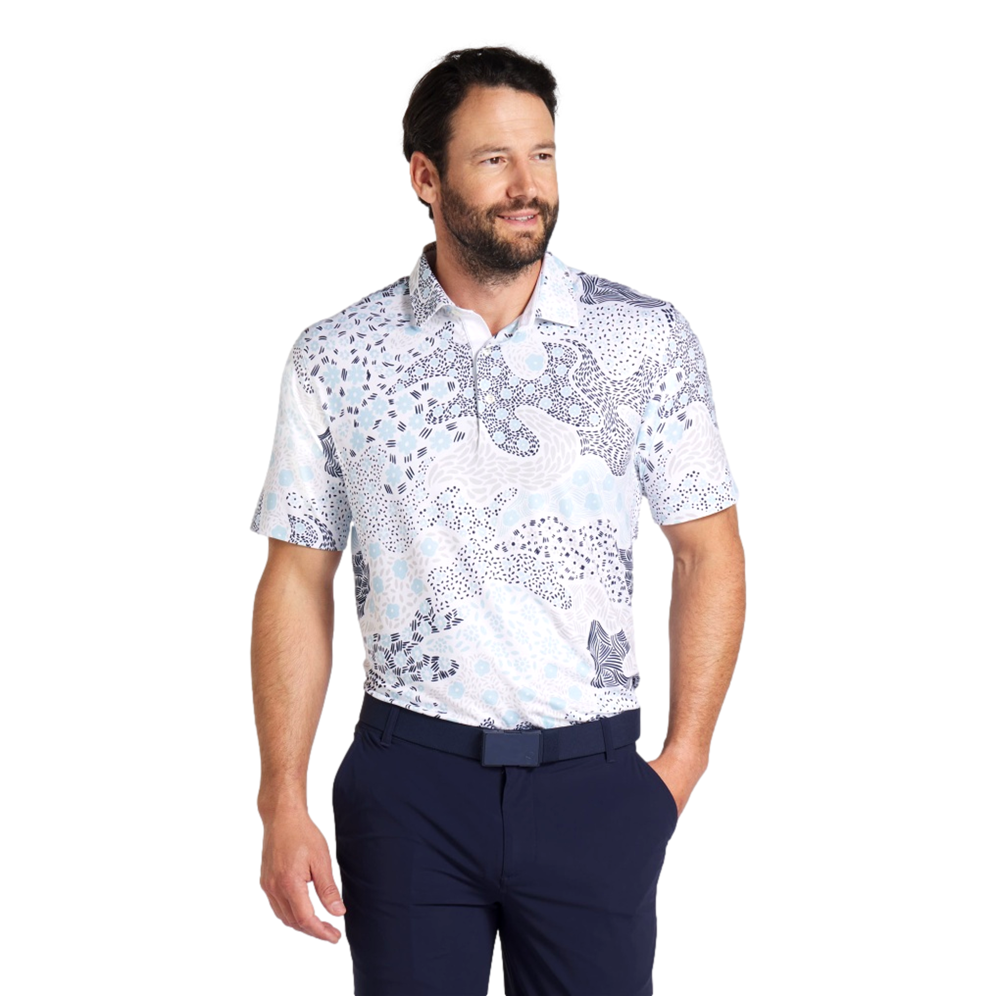 Cloudspun Bloom Camo Polo Shirt