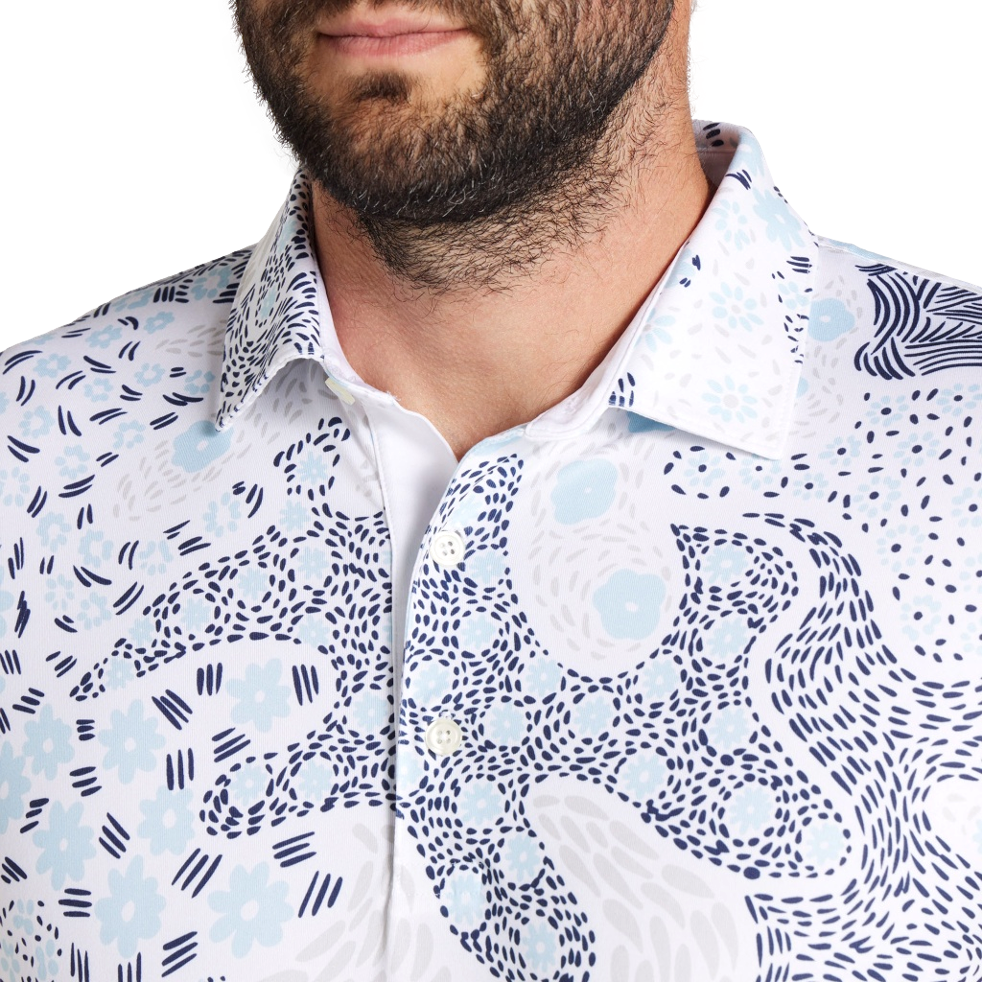 Cloudspun Bloom Camo Polo Shirt