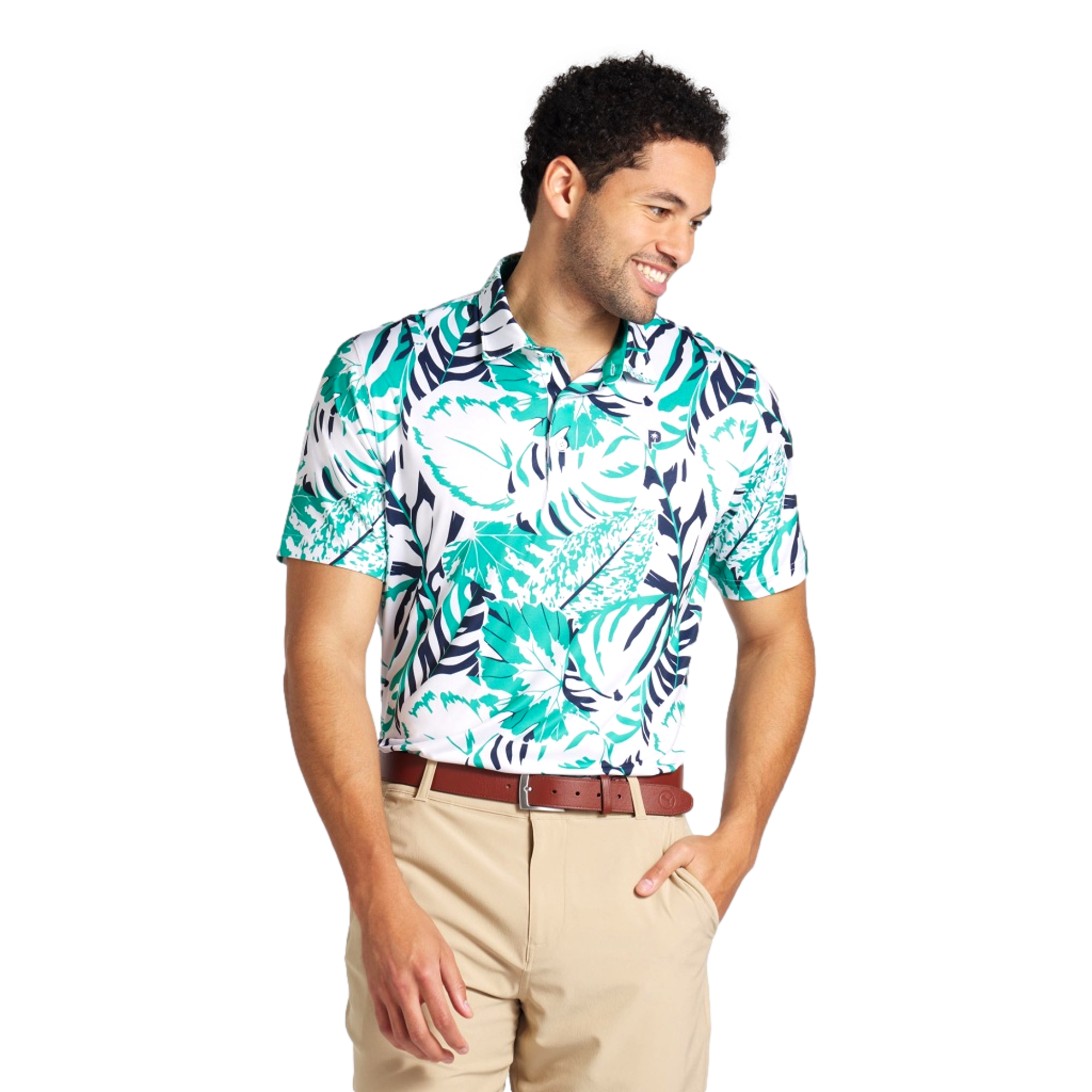 Puma X PTC Palm Glitch Polo Shirt