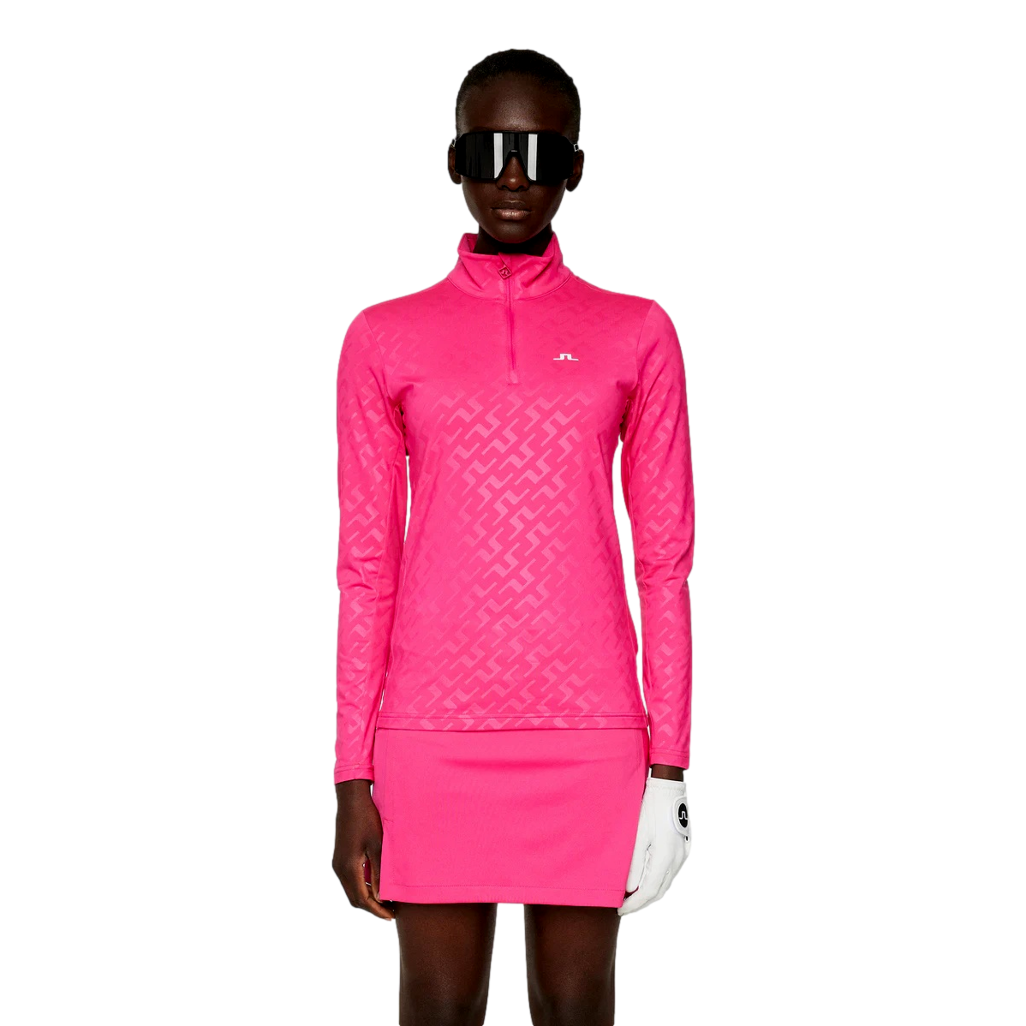 Women's Lauryn Deboss Mid Layer Quarter Zip