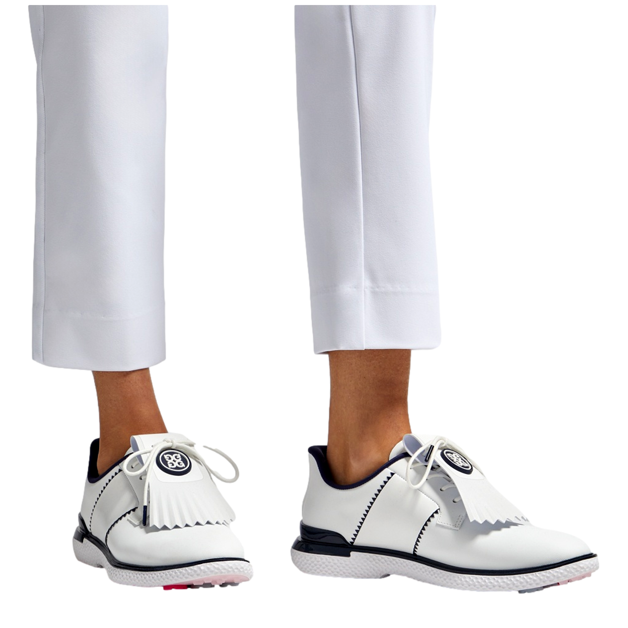 Gallivan2R Side Stripe Kiltie Women's Golf Shoe