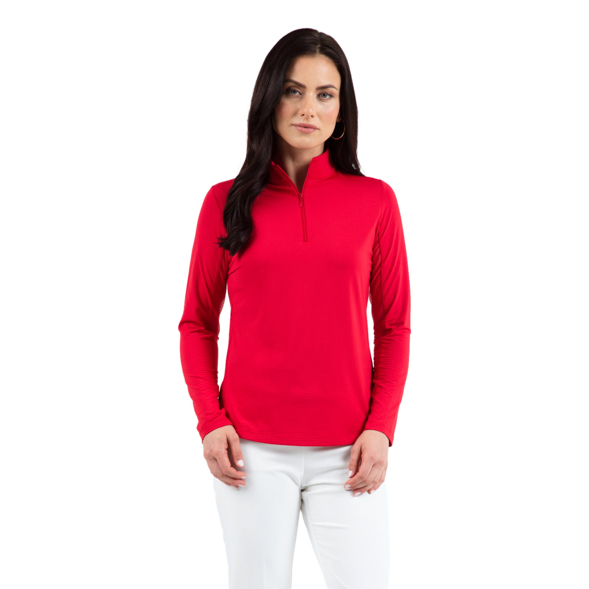 Women's Essentials Solid Quarter Zip