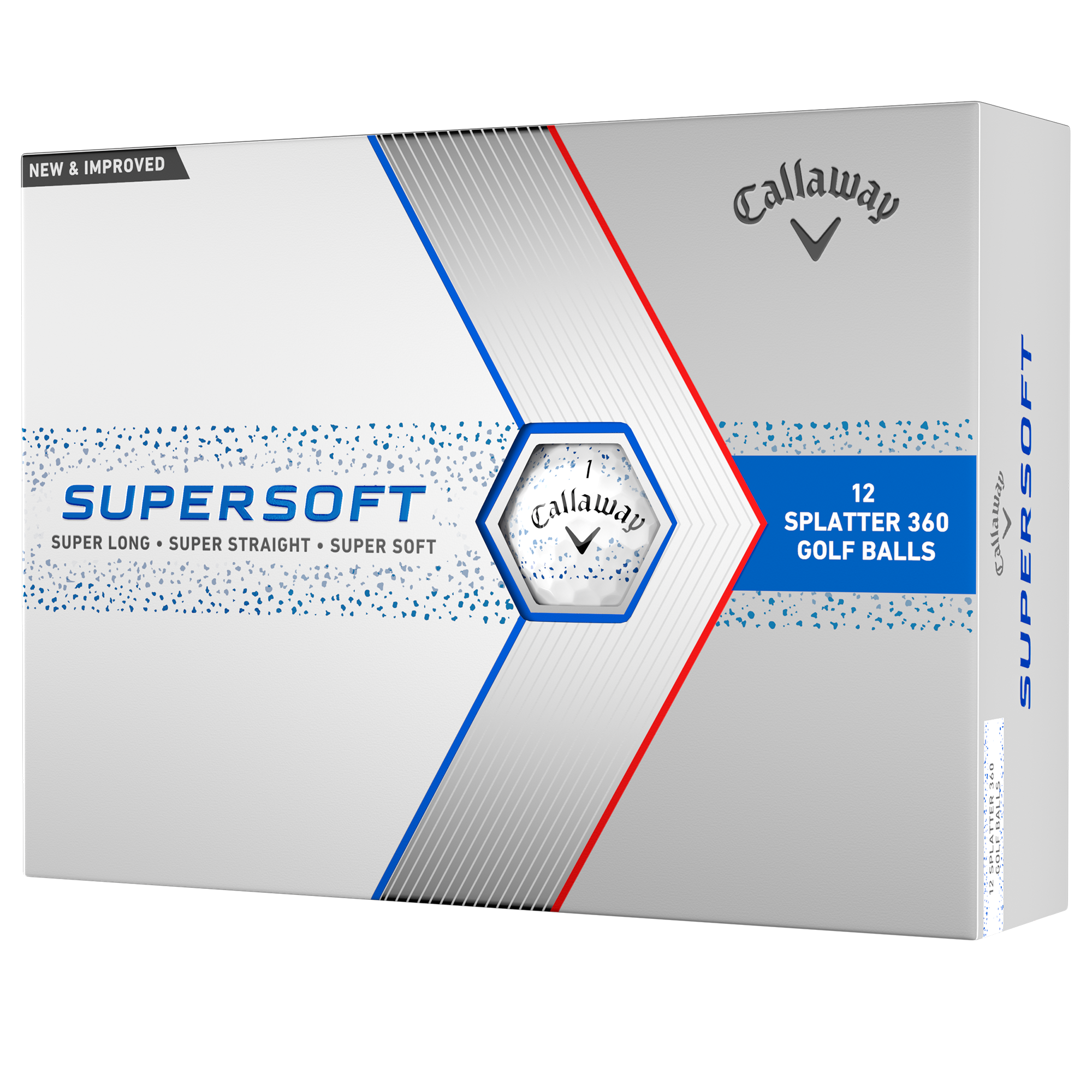 Supersoft Splatter 360 2024 Golf Balls