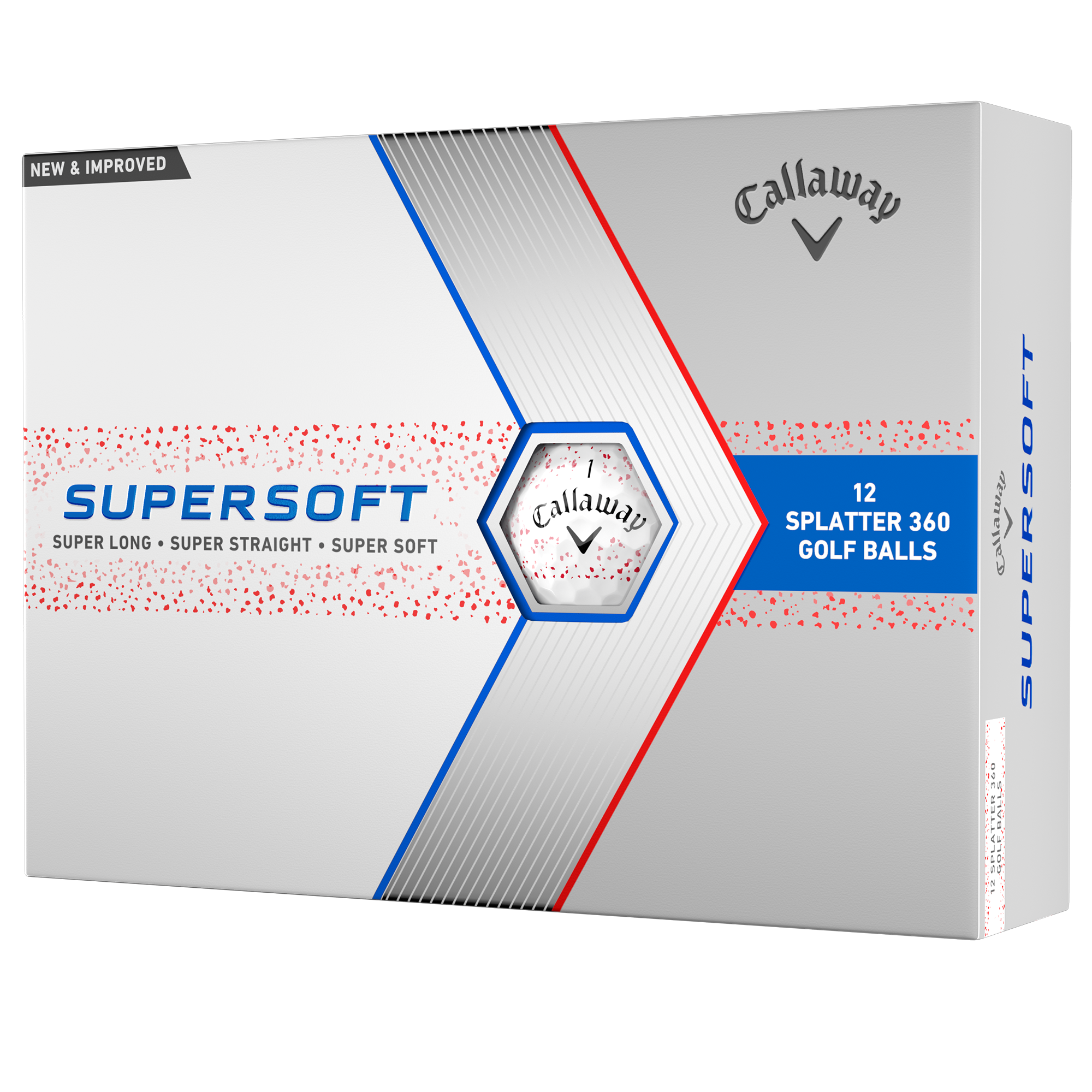 Supersoft Splatter 360 2024 Golf Balls