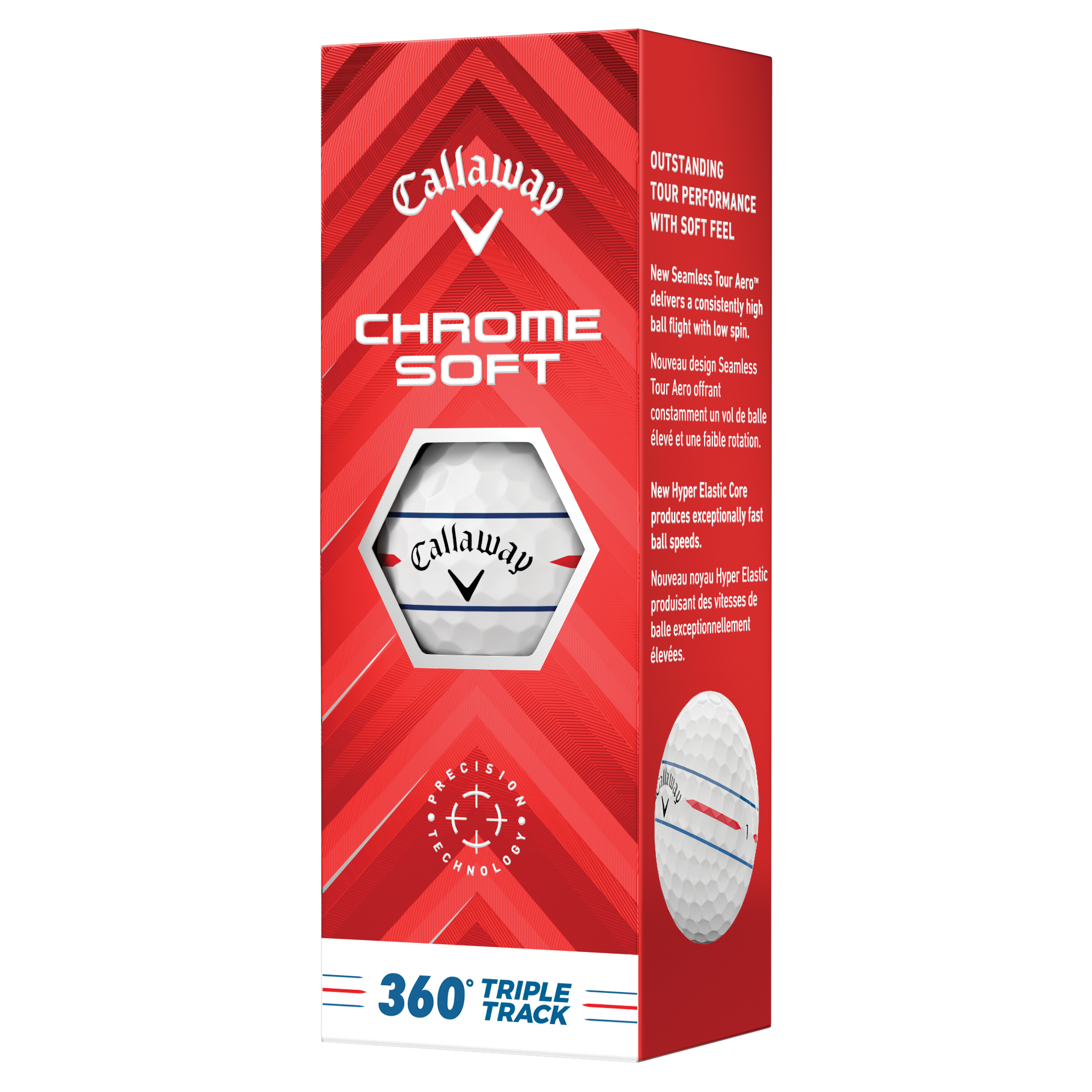 Chrome Soft 360 Triple Track 2024 Golf Balls